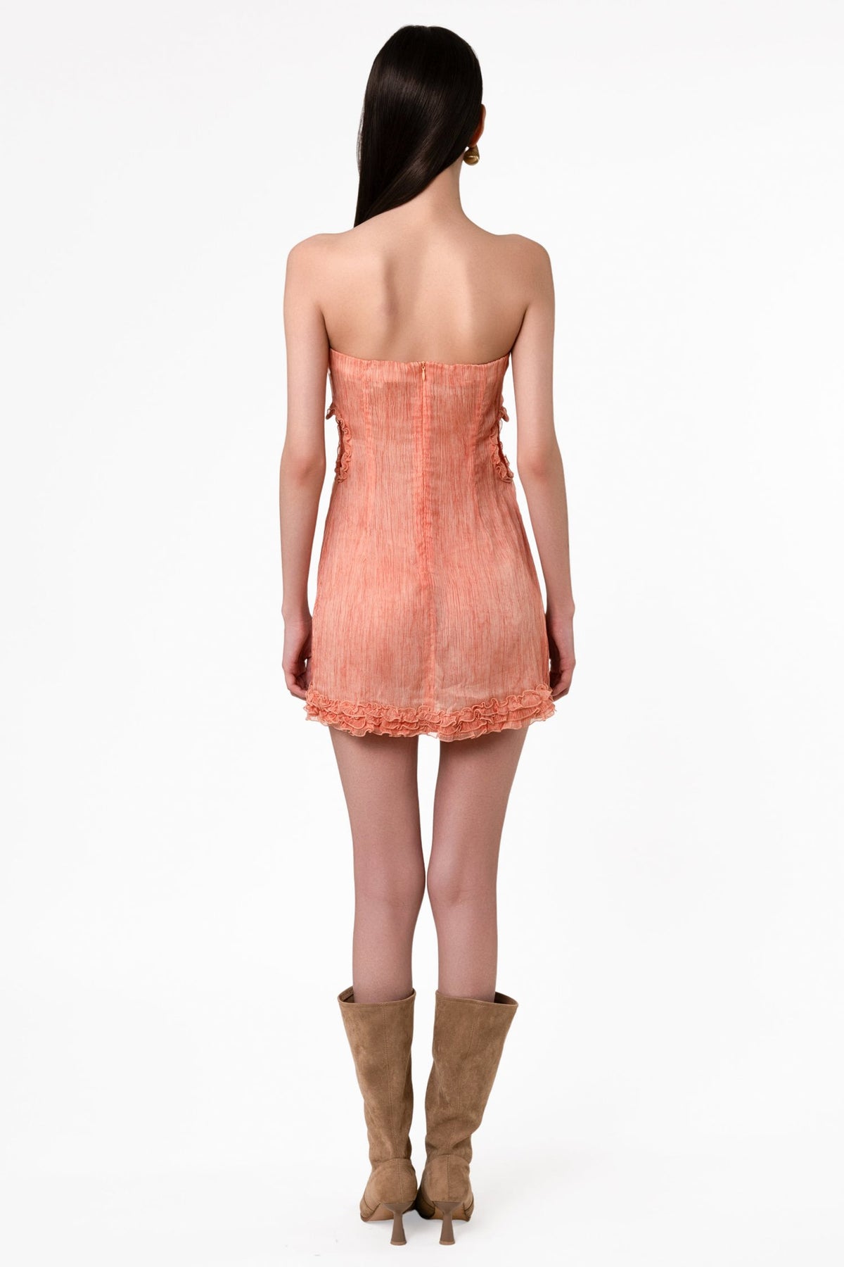 Springs Double Heart Silk Dress