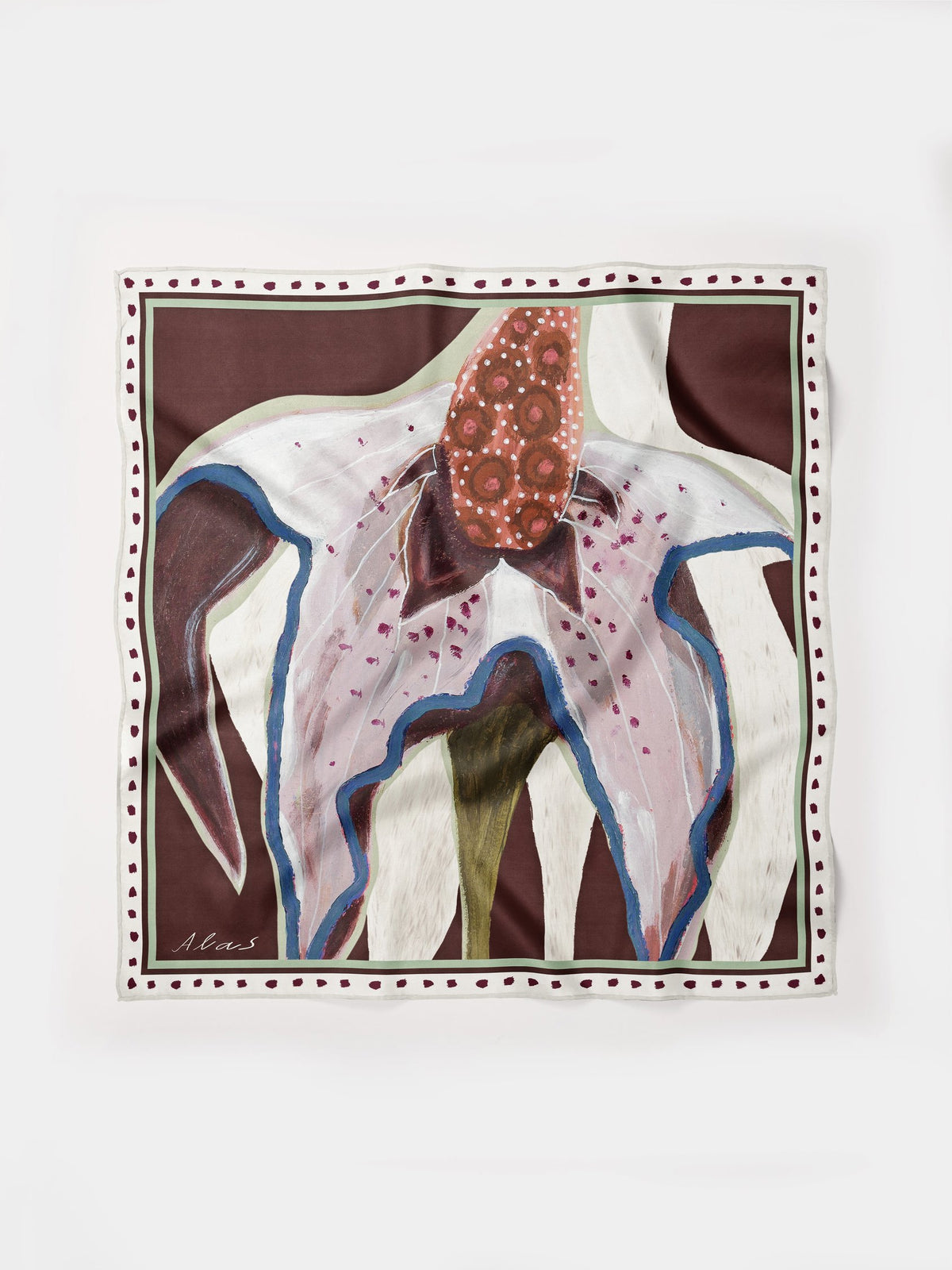 Square Shawl 'The Botanist’s Gift'