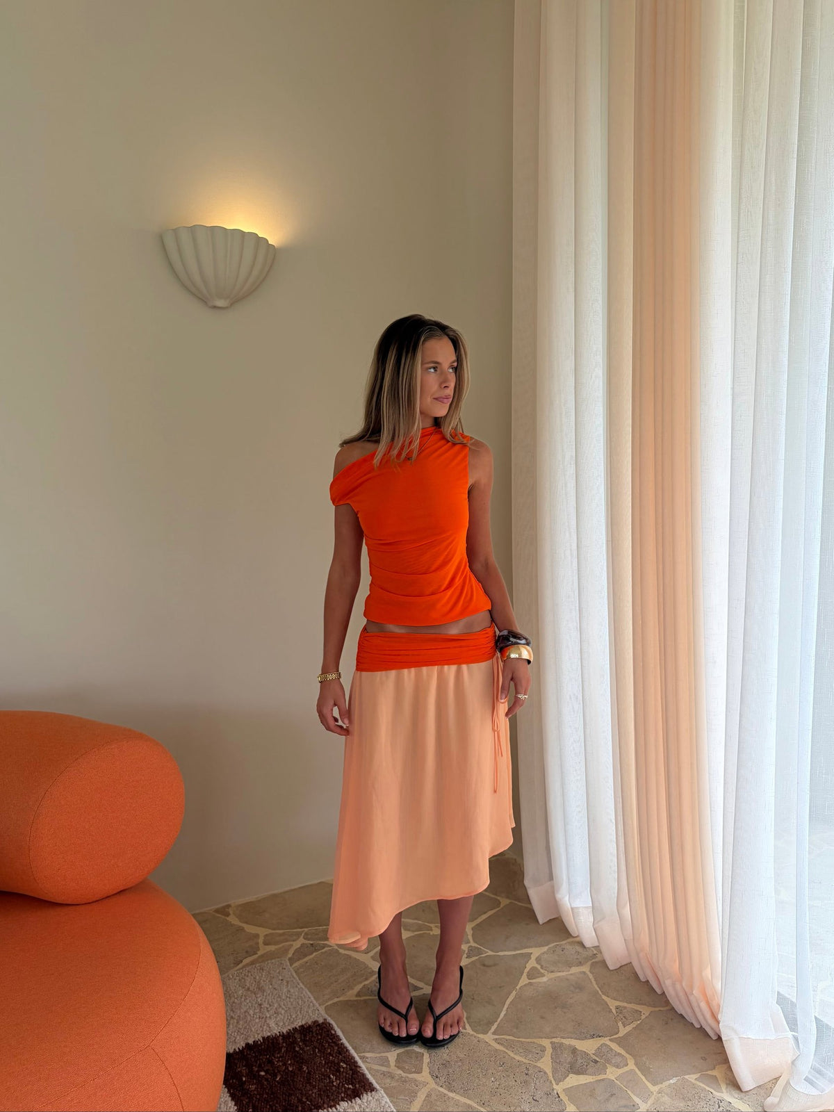 PROVENCE ORANGÉ SKIRT