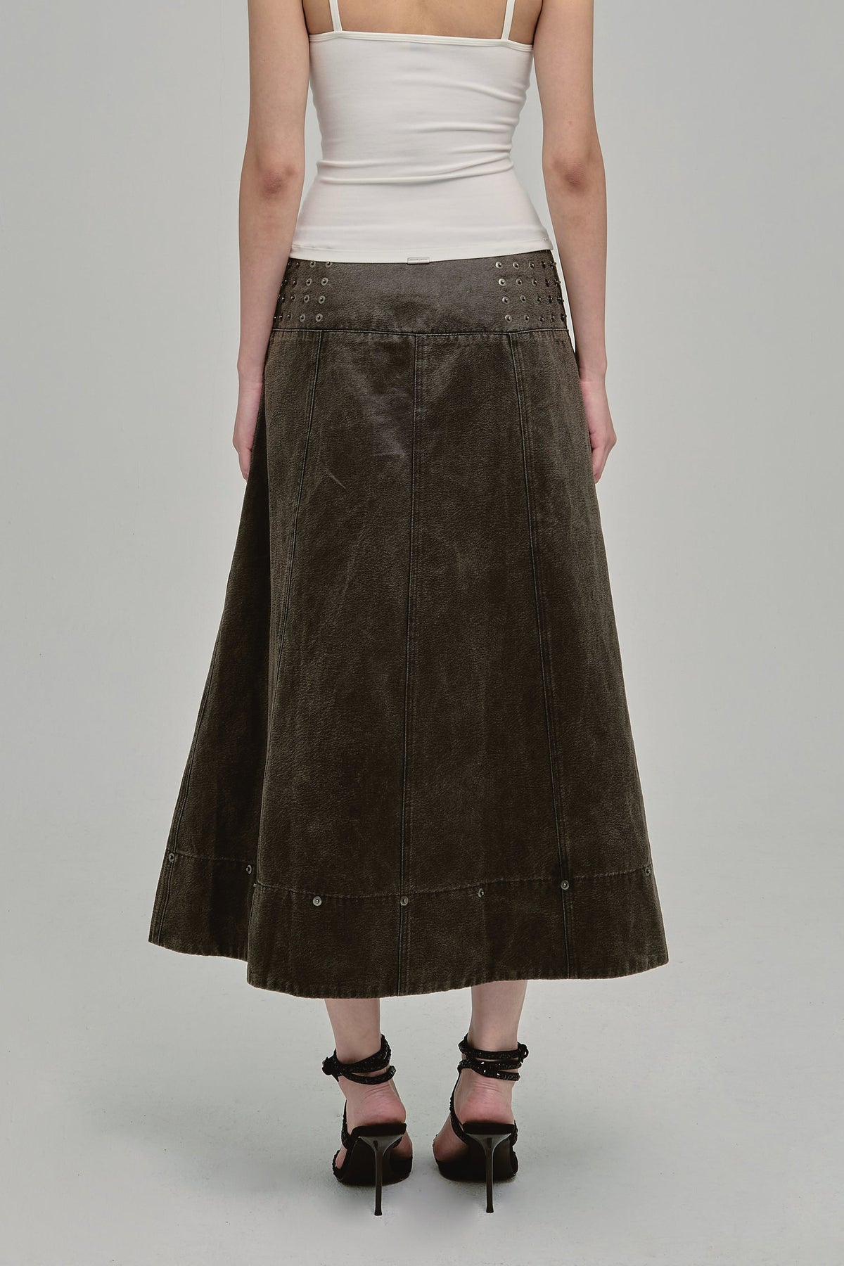 AMMO MAXI SKIRT COAL