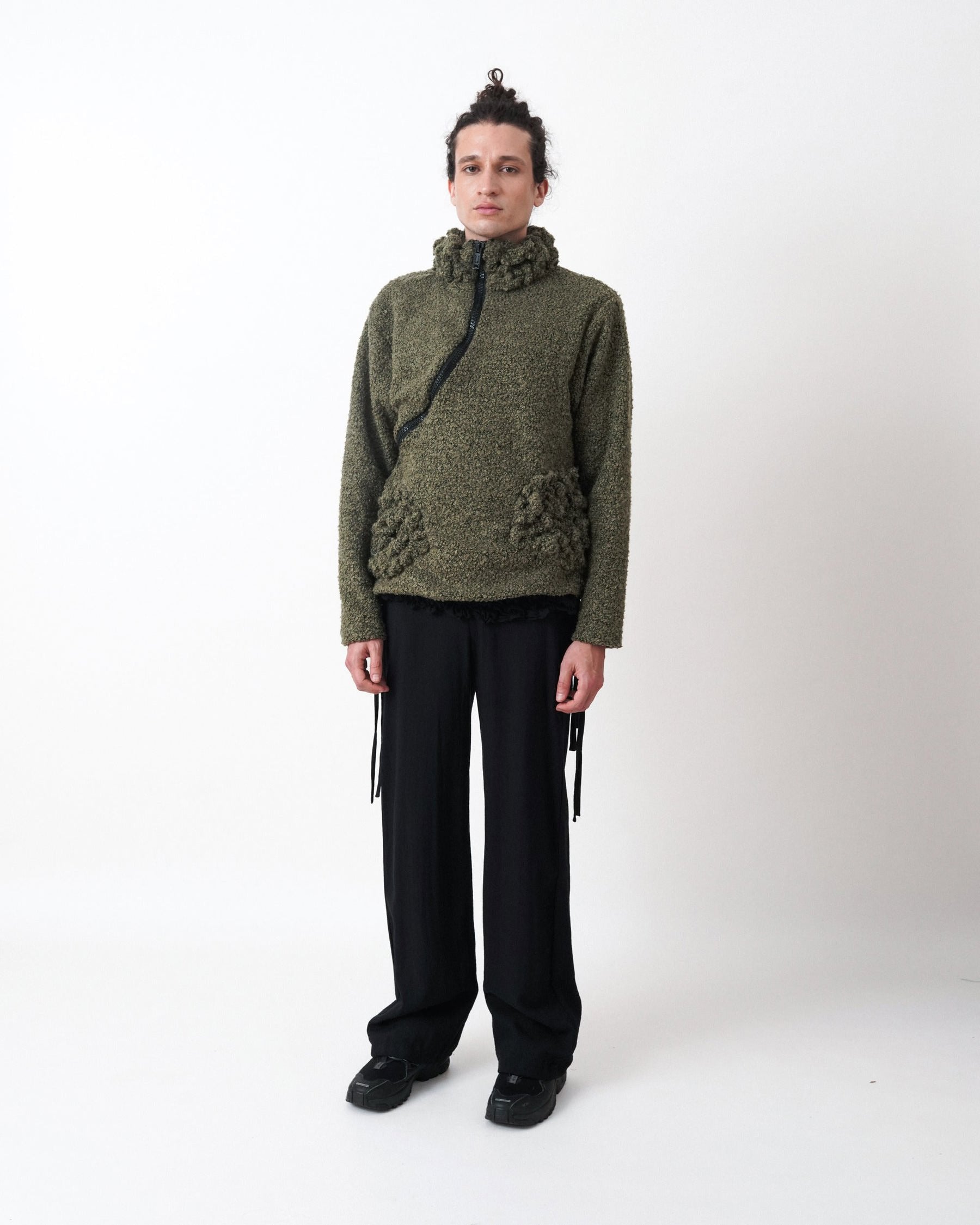 planet jacket in bouclé