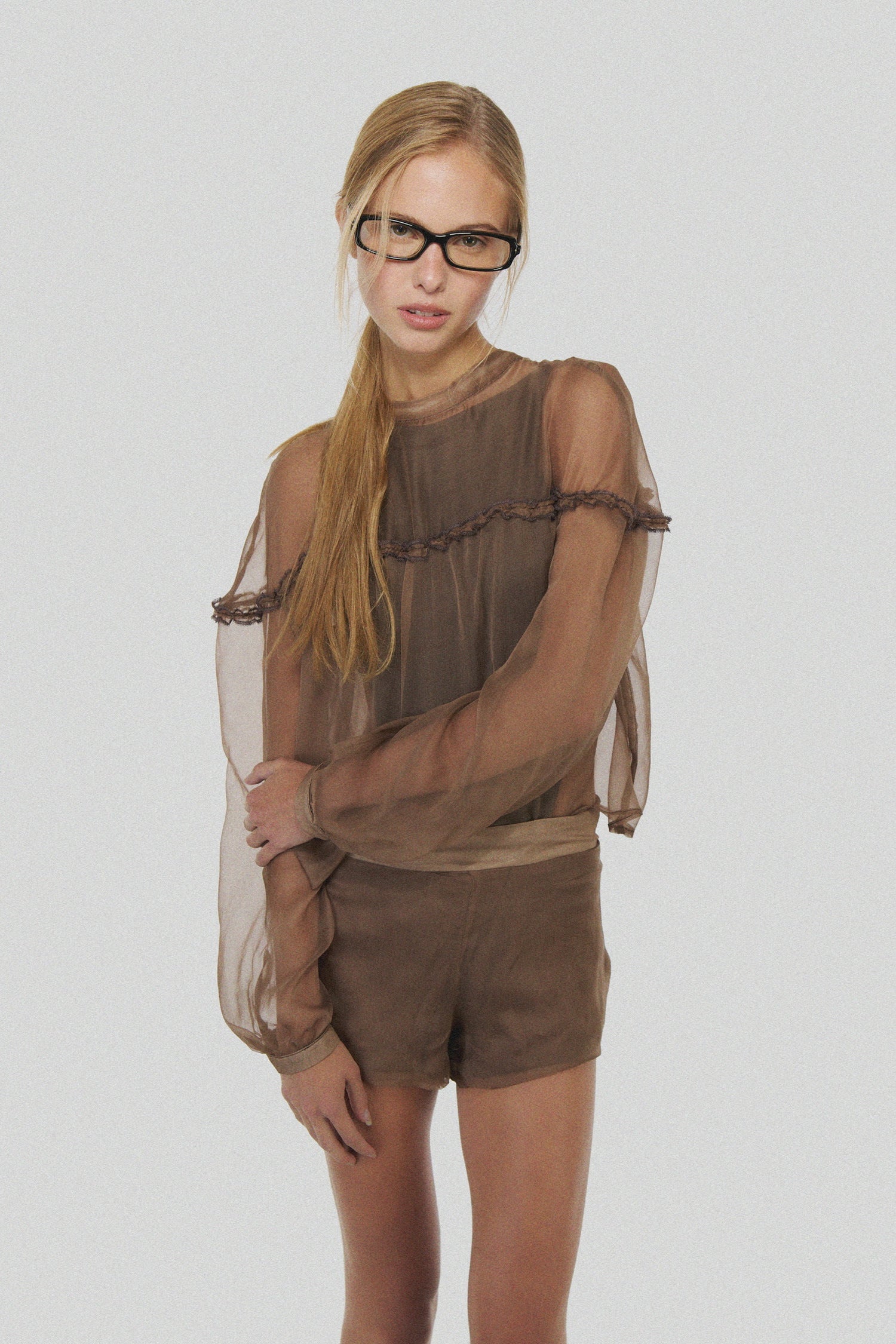 short silk chiffon