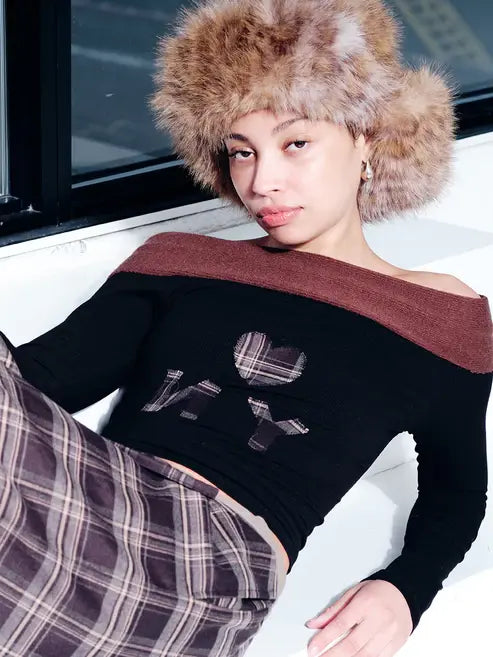 love ny top in black