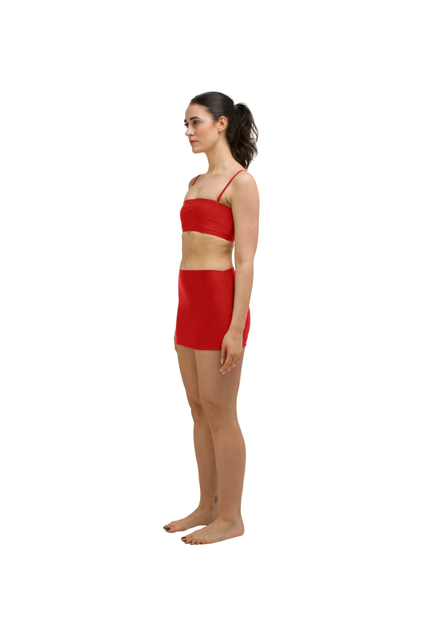 HA 014 - MICRO MINI SKIRT - REDCOAT