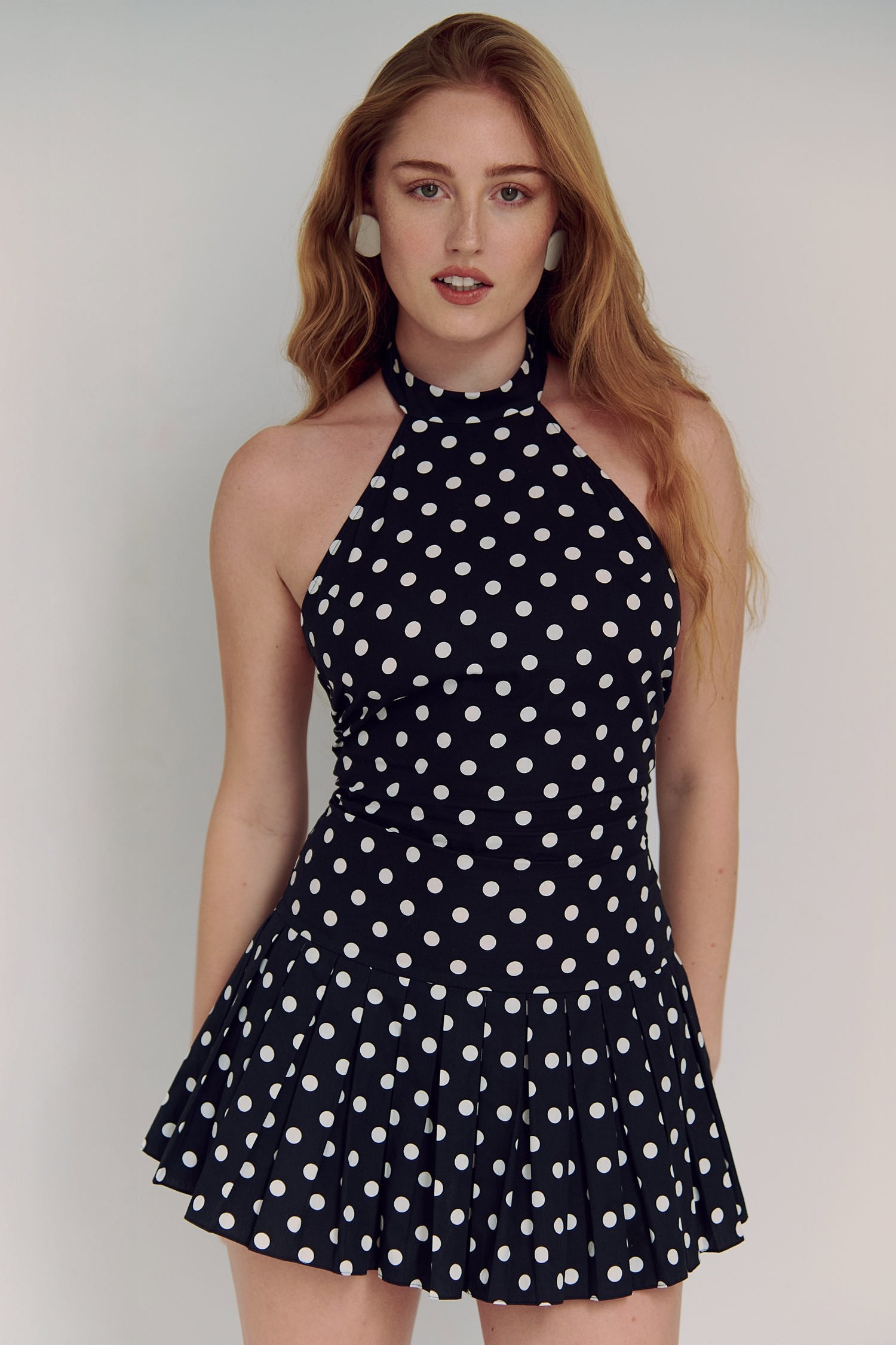 The Parkside Dress in Polka Dot
