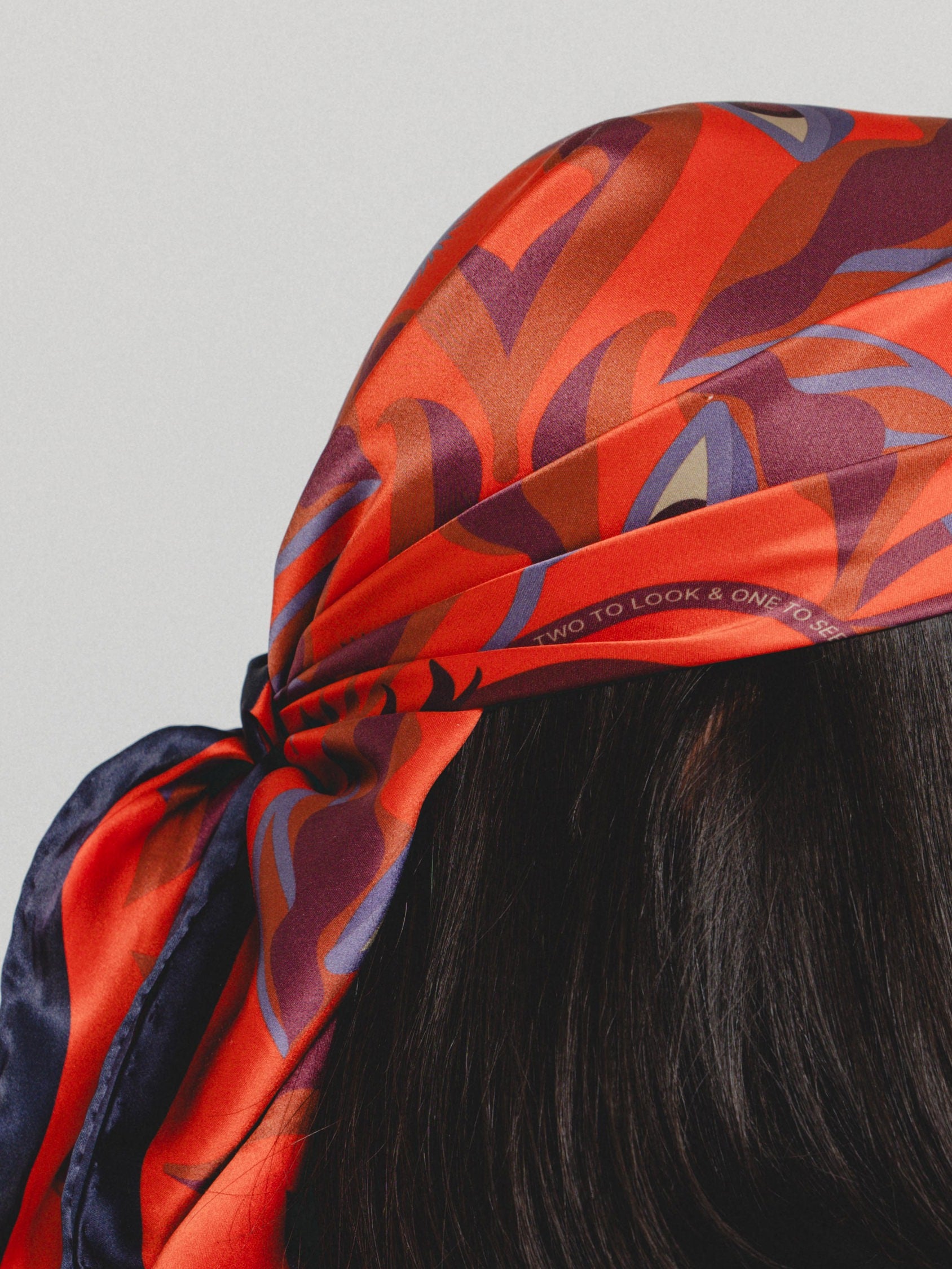 Large Silk Scarf 'I Bloom You'