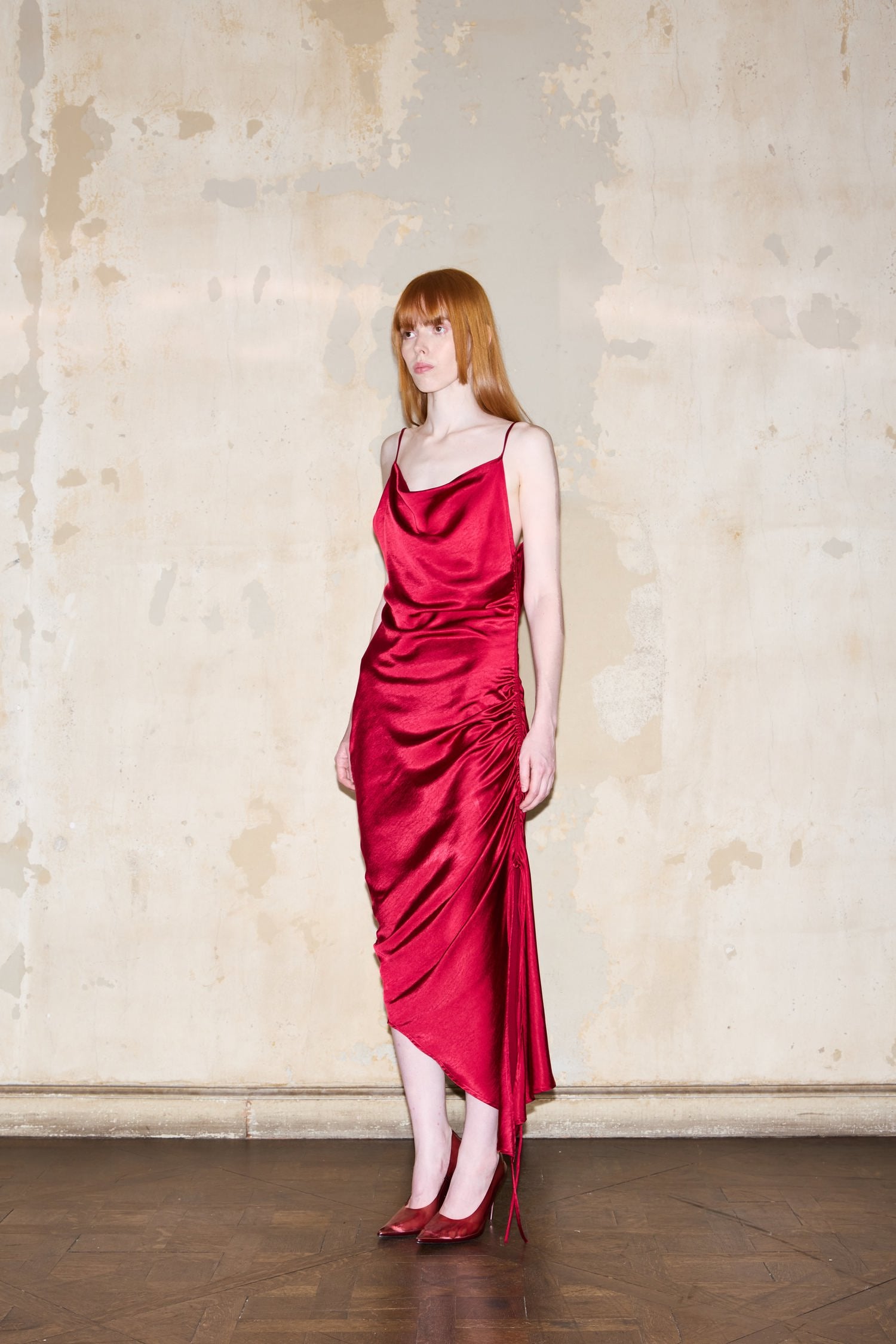 BABY DOLL DRESS BORDEAUX