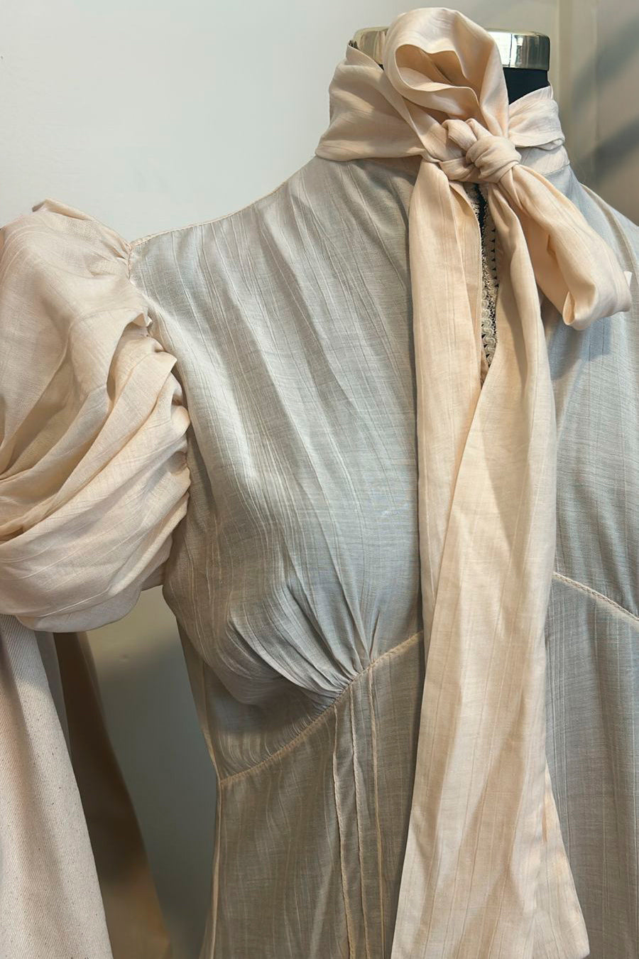 Cream butter dress