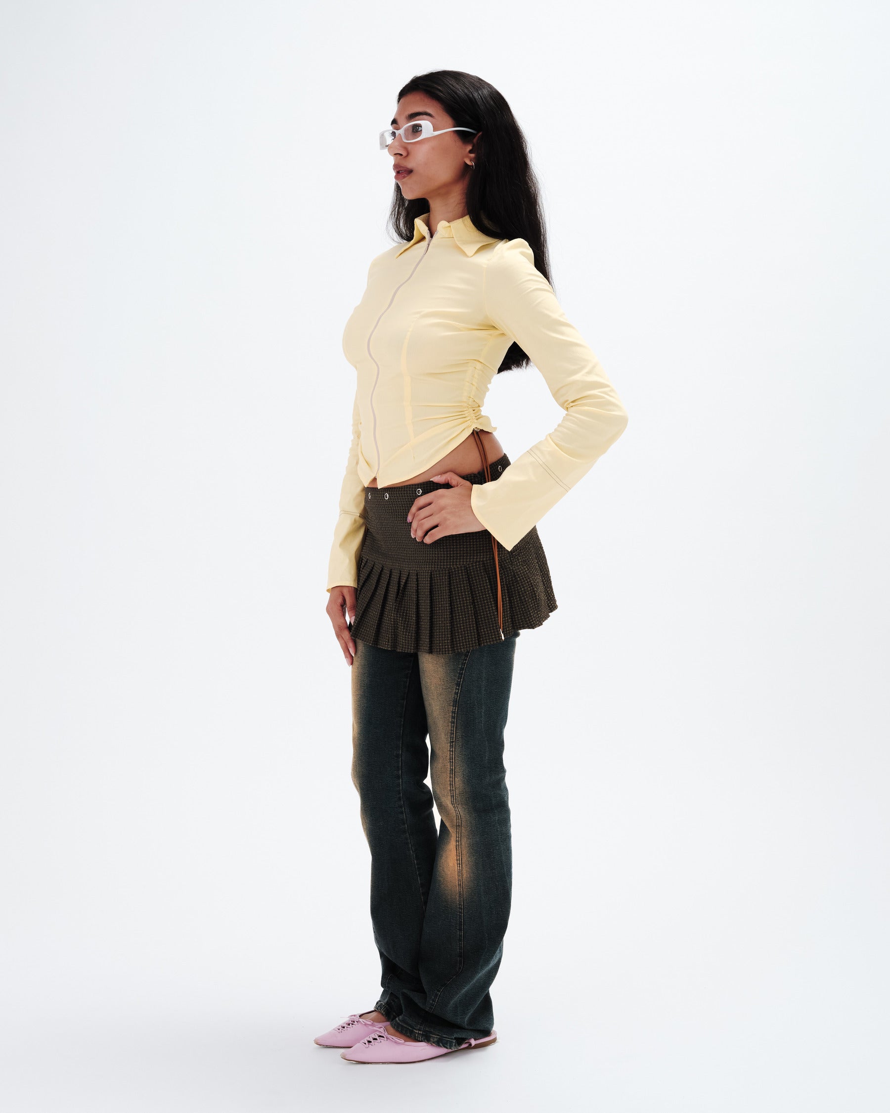 BÆU TOP - BUTTER YELLOW