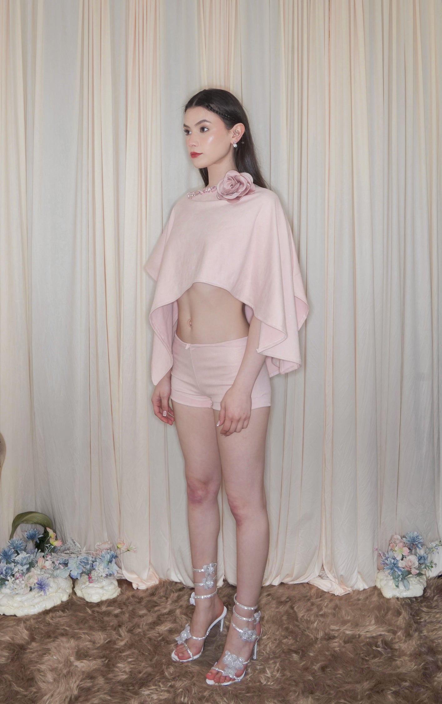 GARDEN SANCTUM SUEDE CAPE