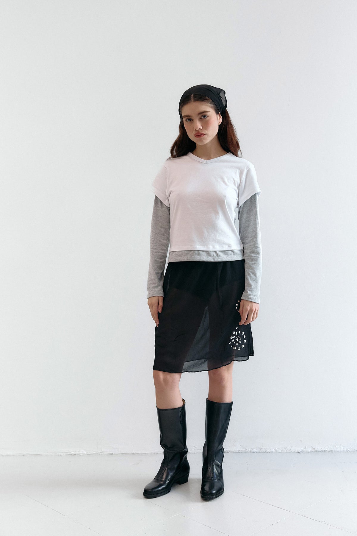 Fake layering tee