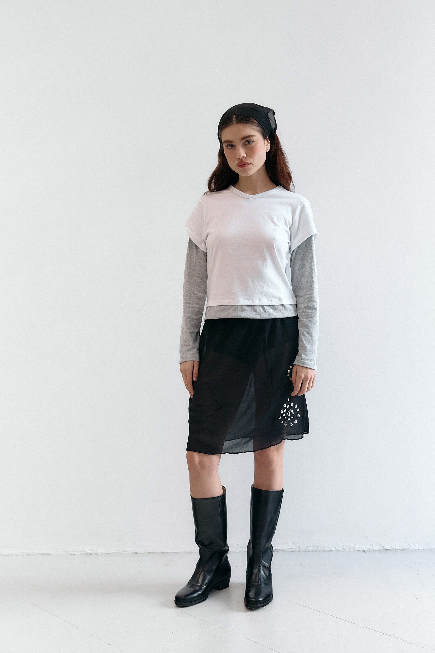 Fake layering tee