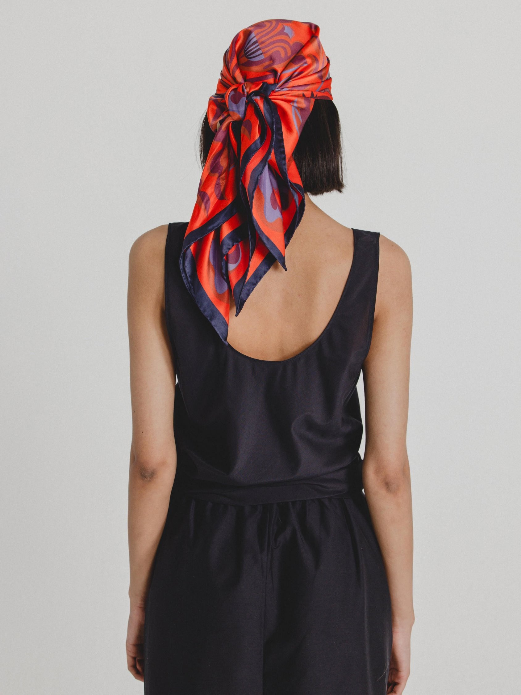 Large Silk Scarf 'I Bloom You'