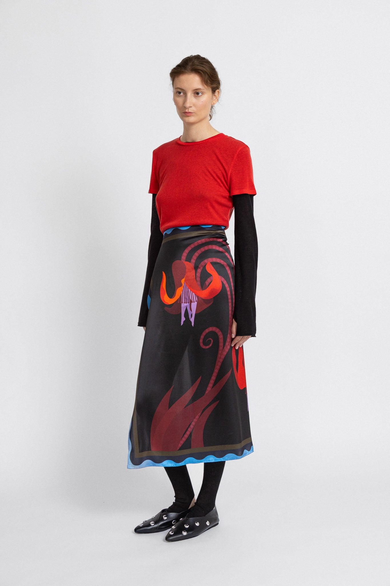 SQUARE SHAWL 'LATE BLOOMER'