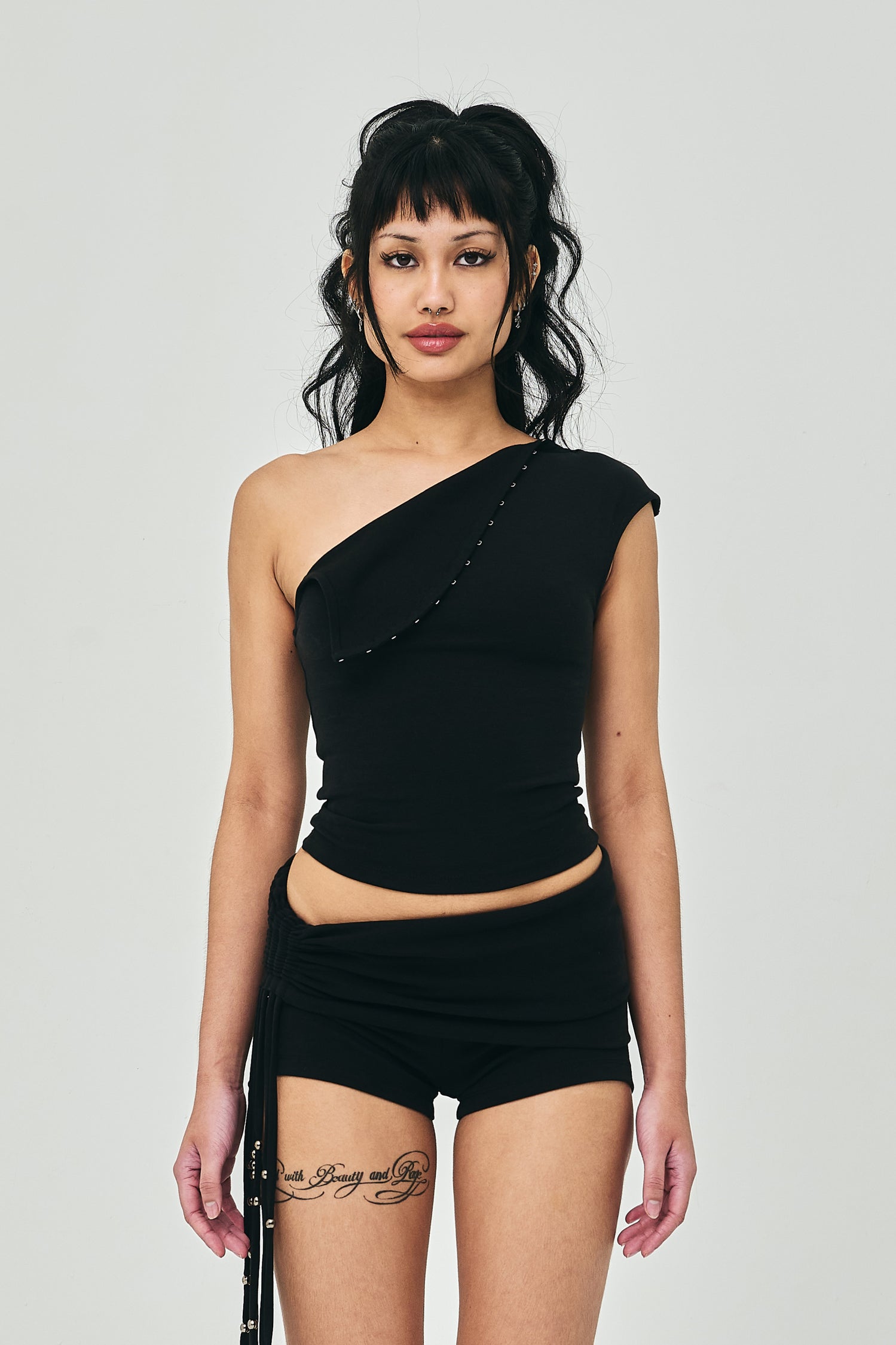 CRESCENT TOP BLACK