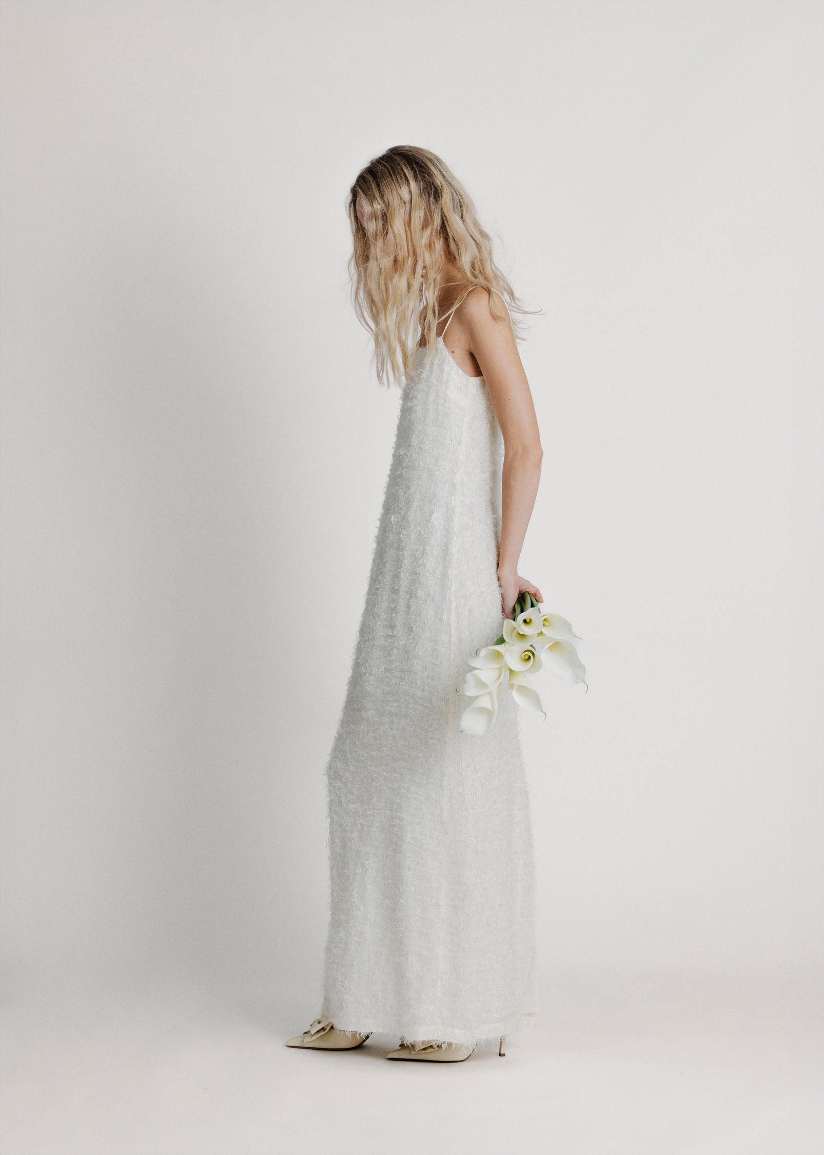 The Now Dress in Off White