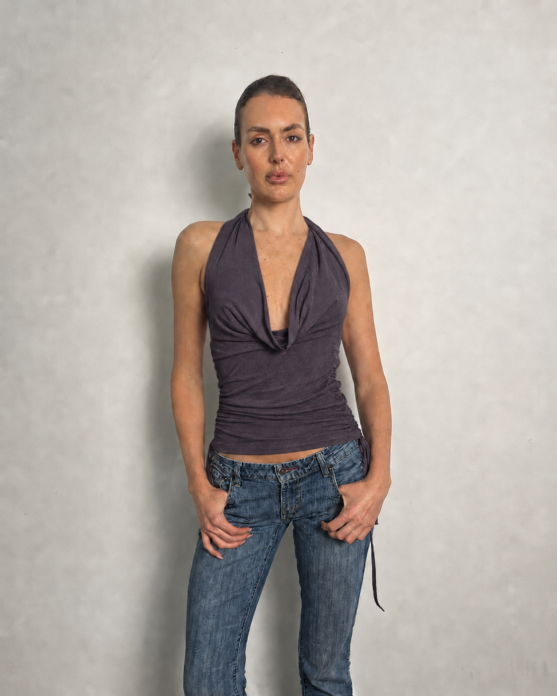 PURPLE MULTIWAY TOP