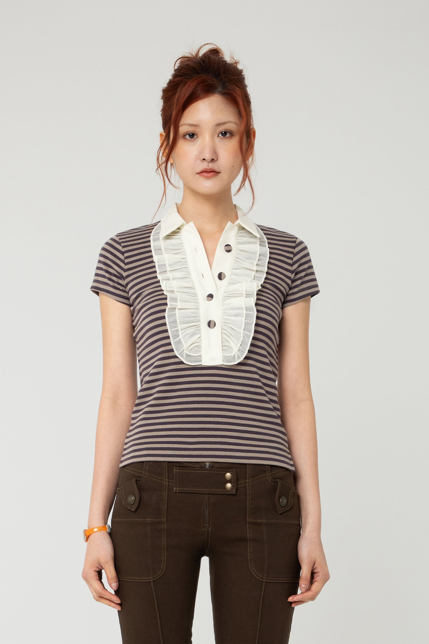 PENNY POLO HEATHER