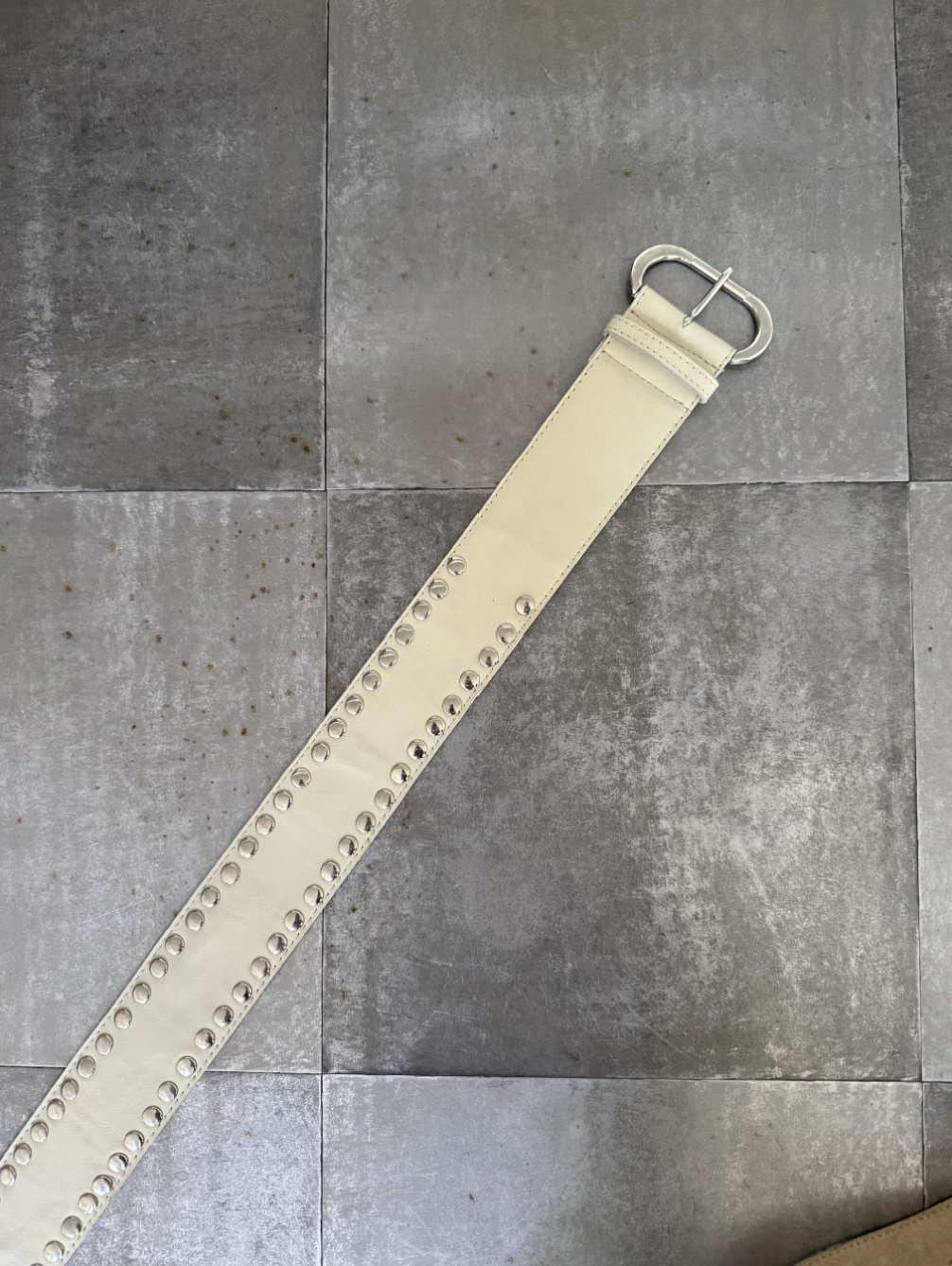 Wide Studded Belt