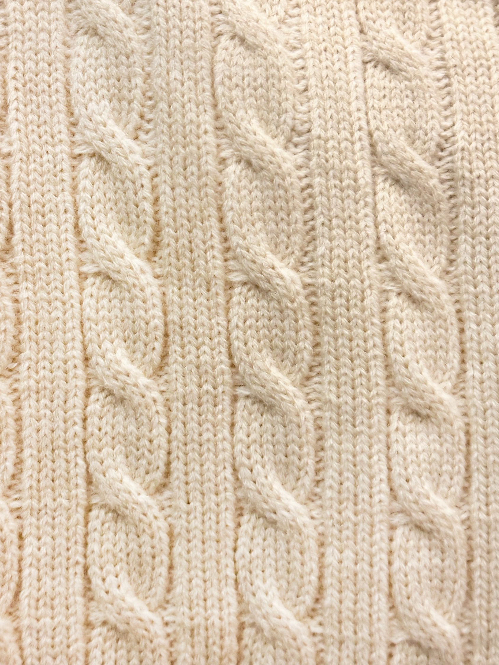 Cable Knit Blew Tube Top