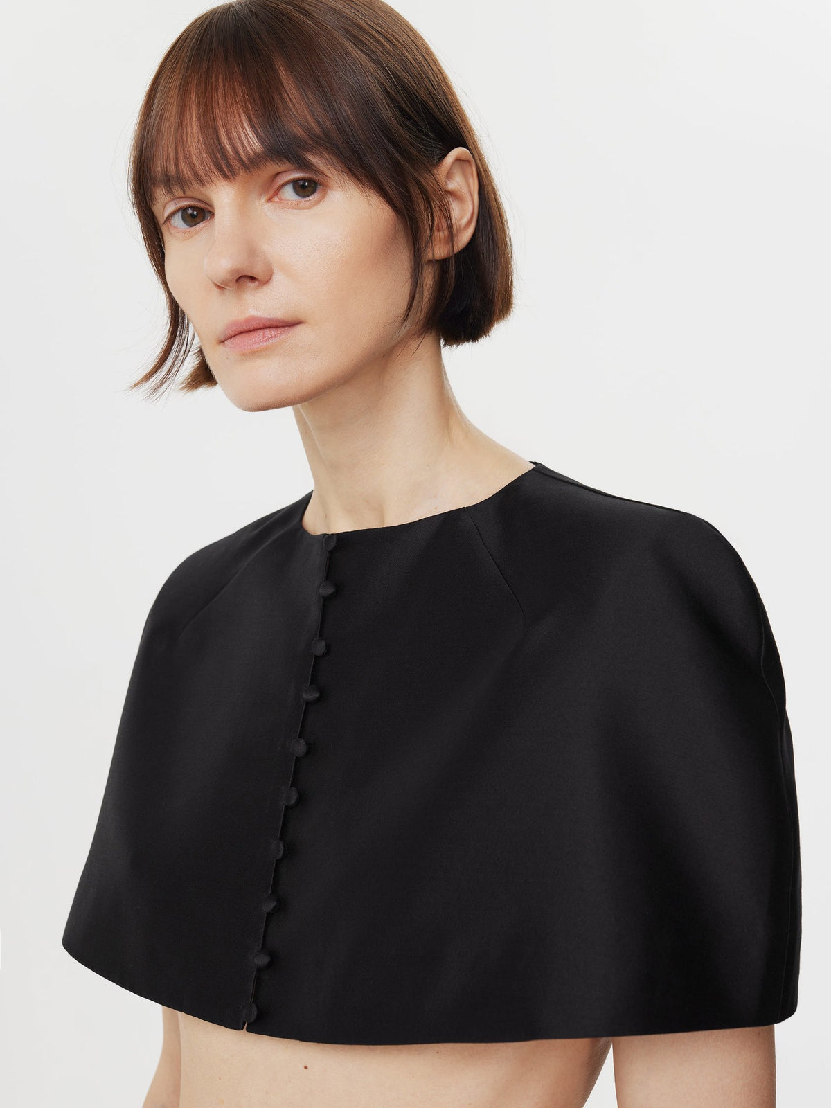 Shell Cape in Black