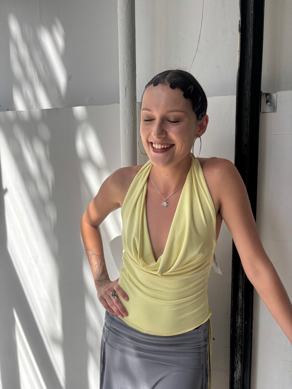 YELLOW MULTIWAY TOP