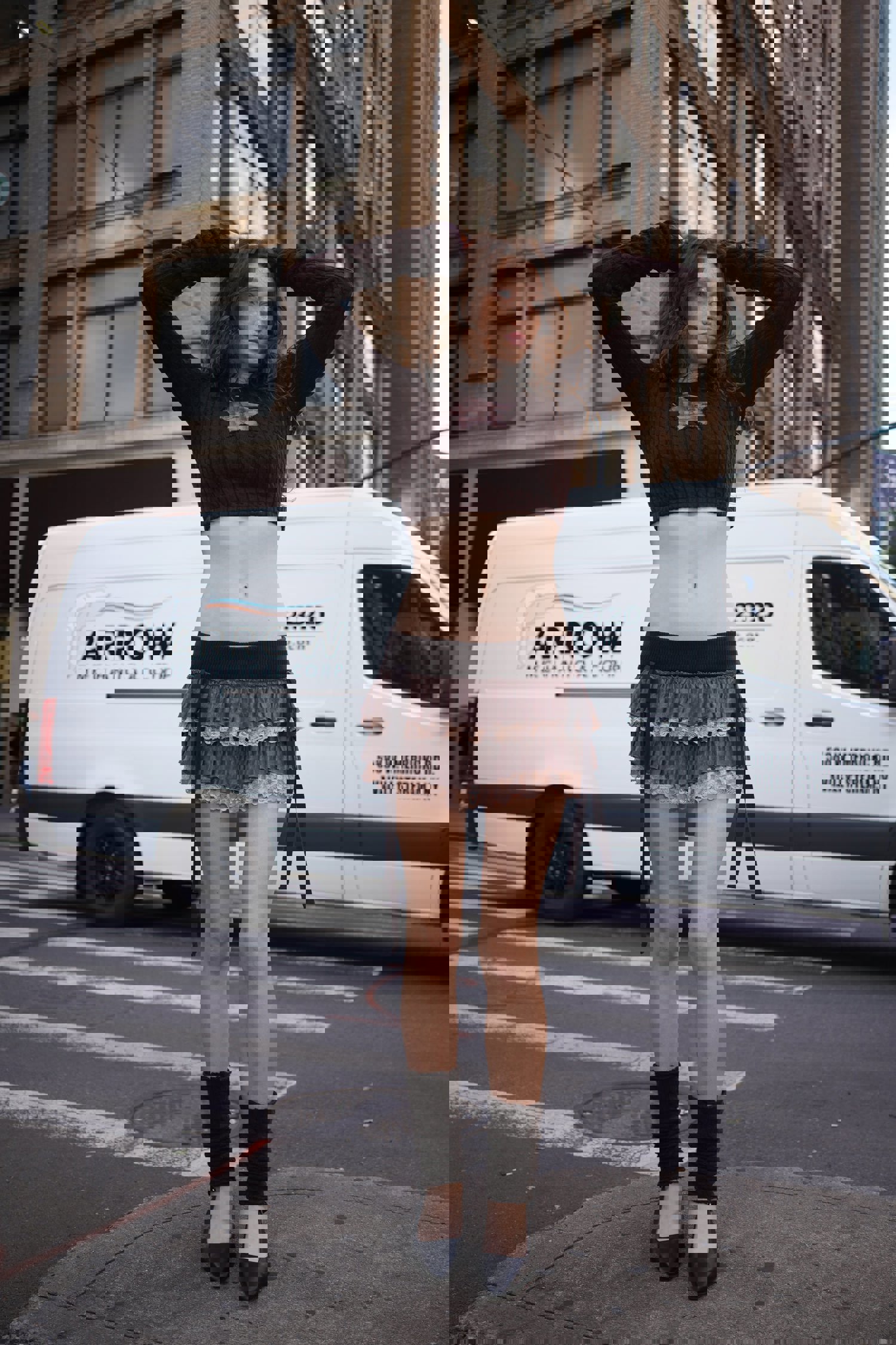 BROWN RAG DOLL TUTU SKIRT