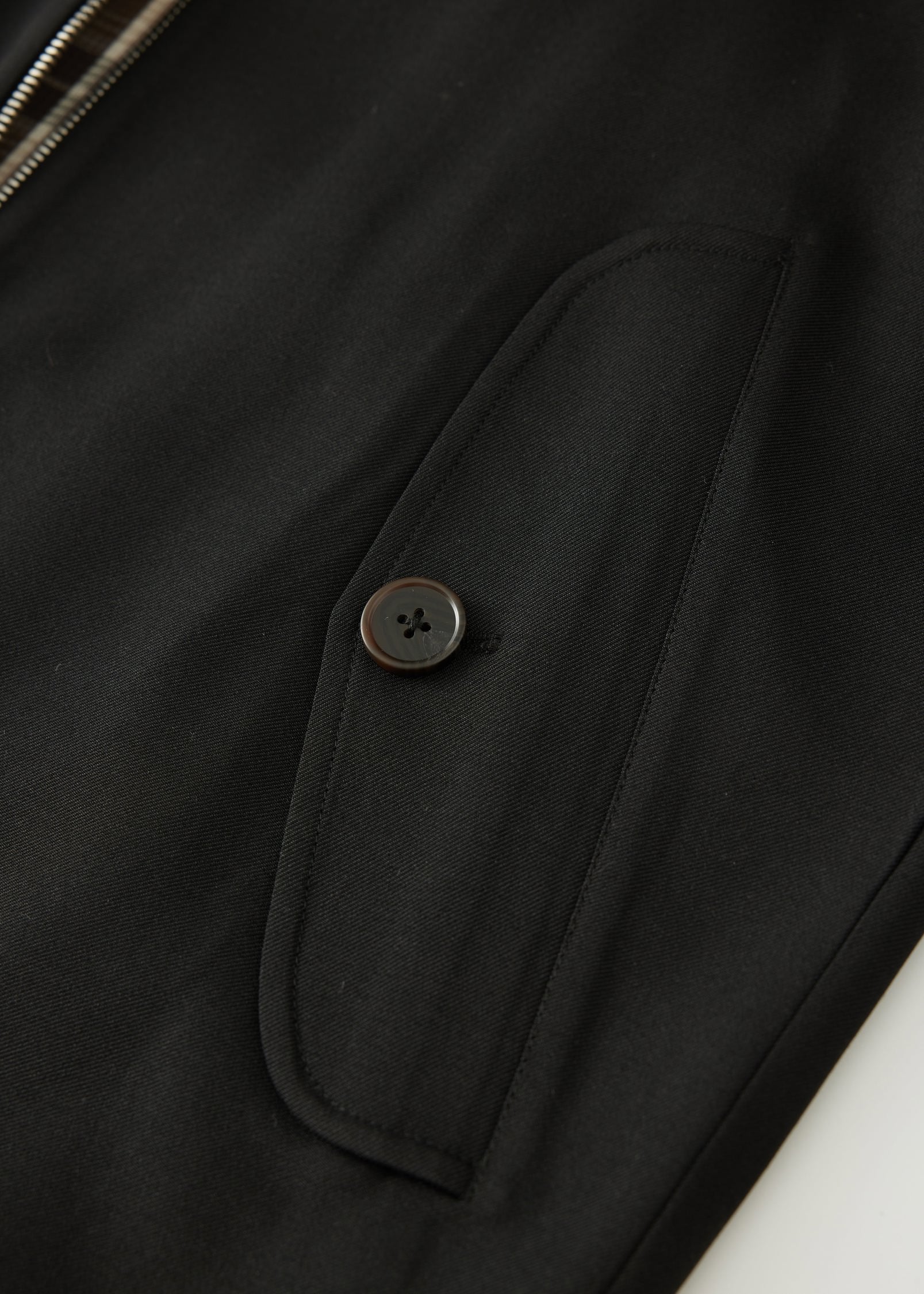 Black Sport Harrington Jacket