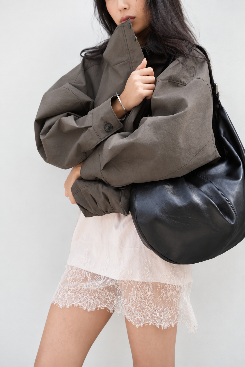 THE AIR JACKET IN DARK OLIVE