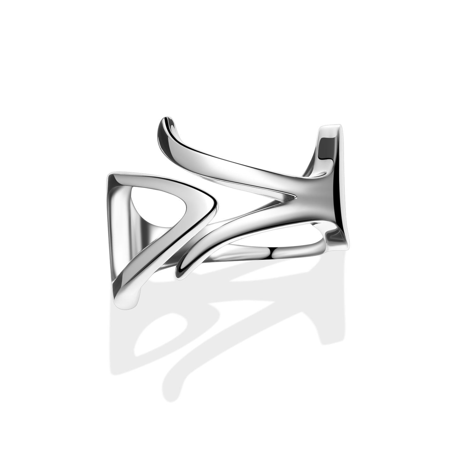 Outsider Artist Ring|Organic Curve Ring