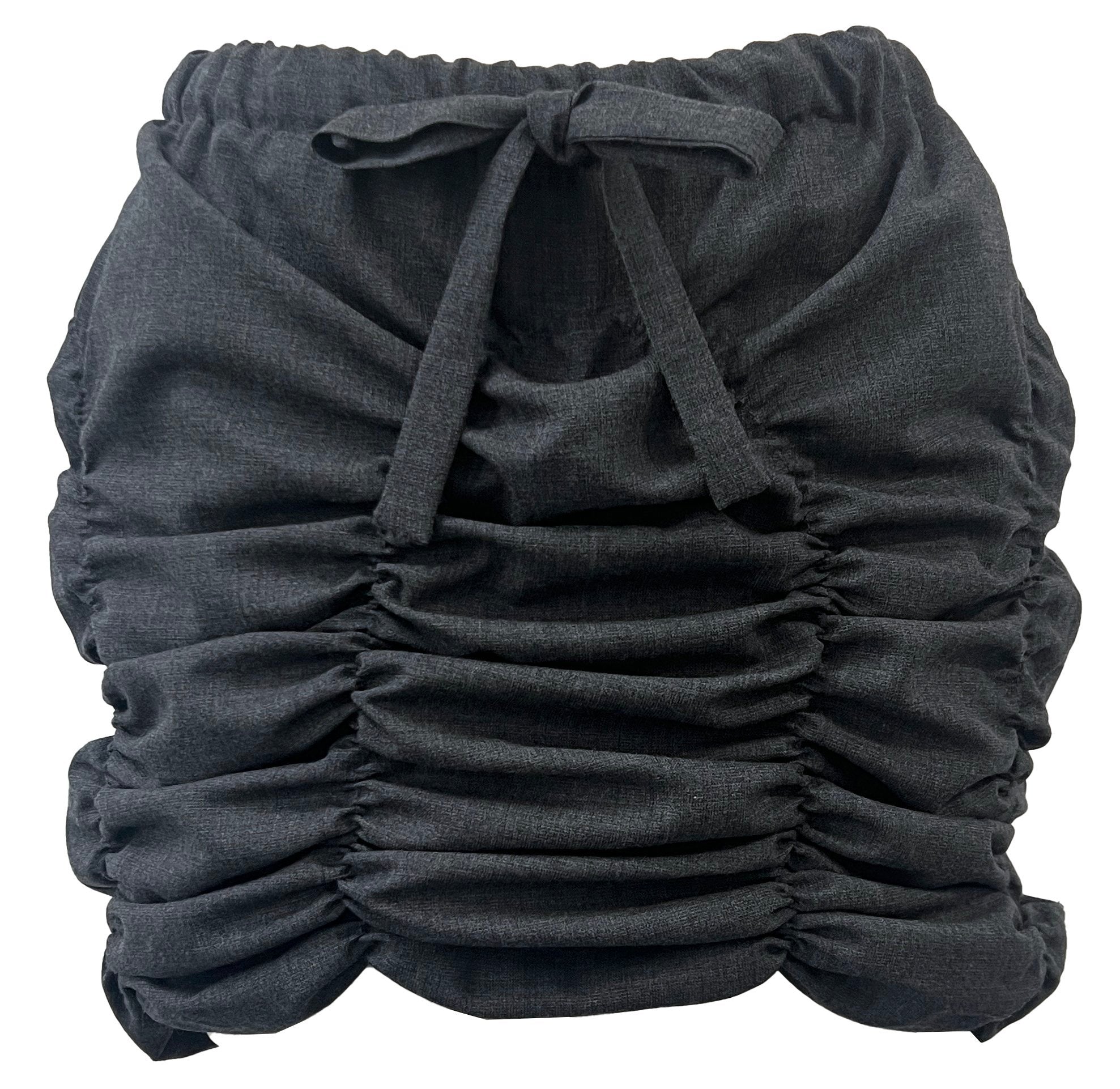 THE SMOCKED MINI SKIRT