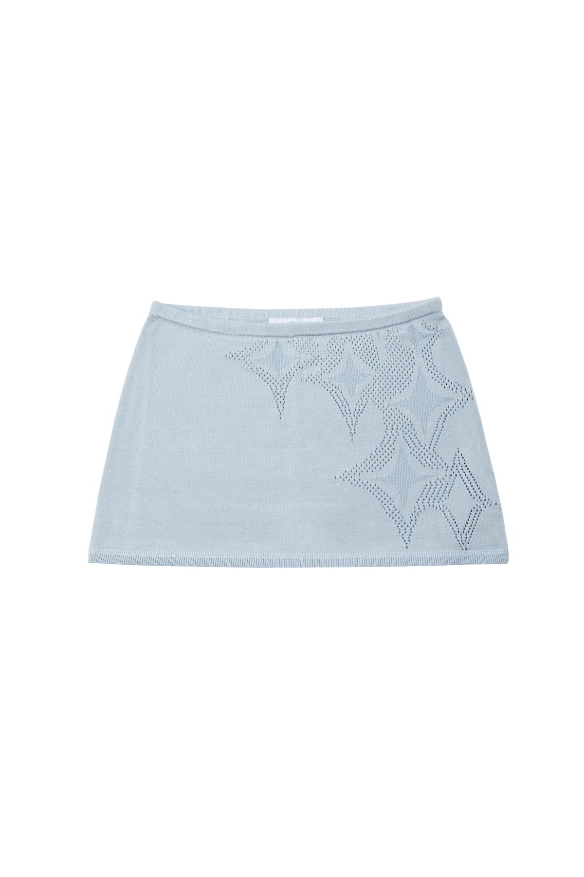 Stars Skirt in Powder Blue