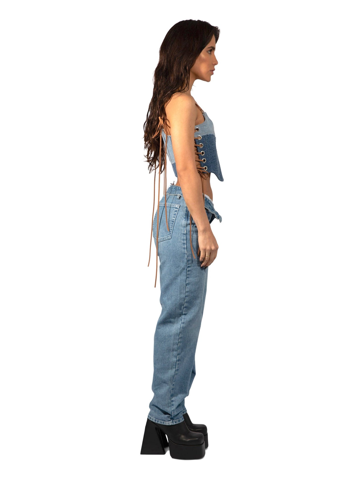 DENIM SAPPHIRE CORSET