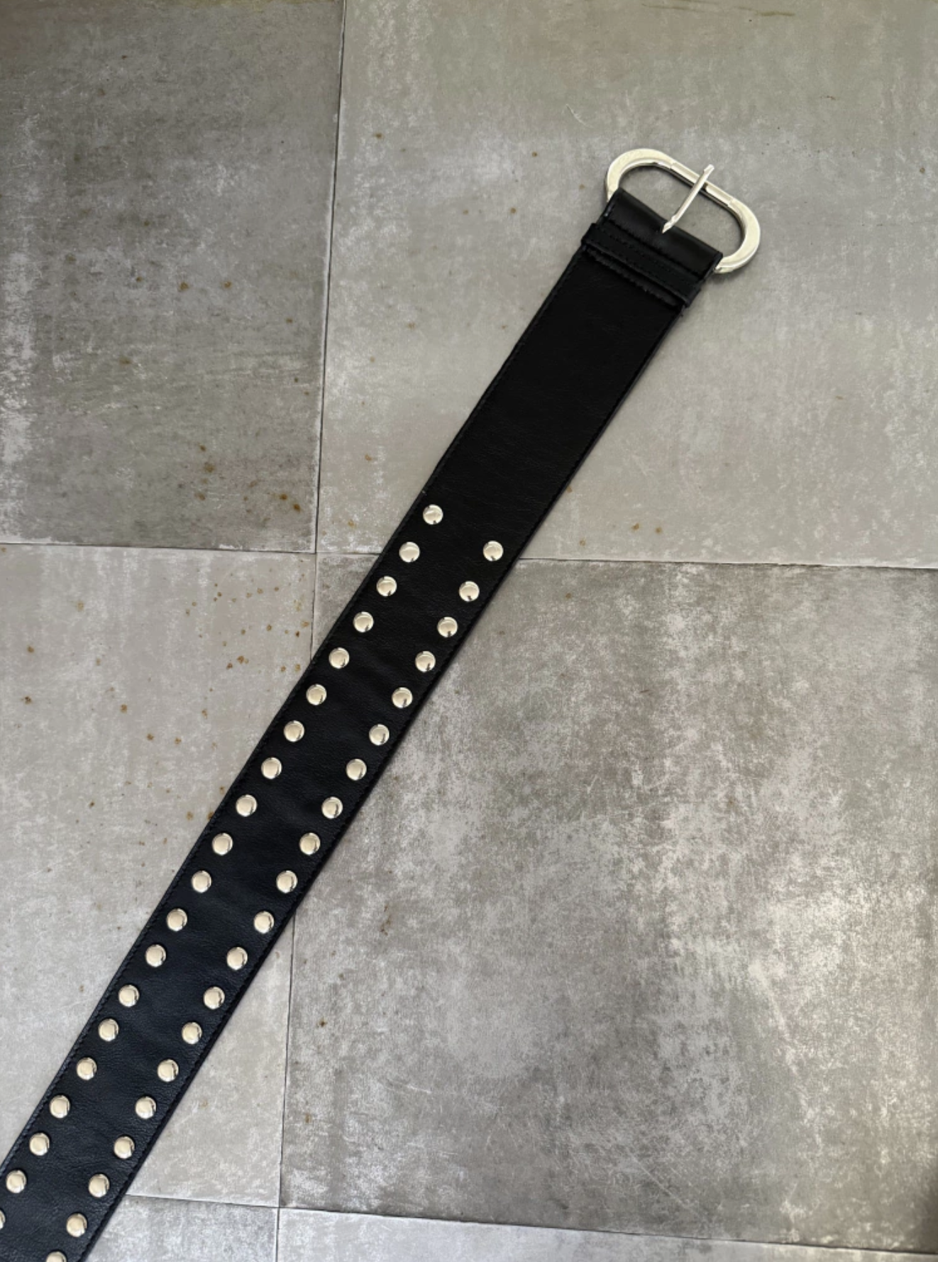 Wide Studded Belt