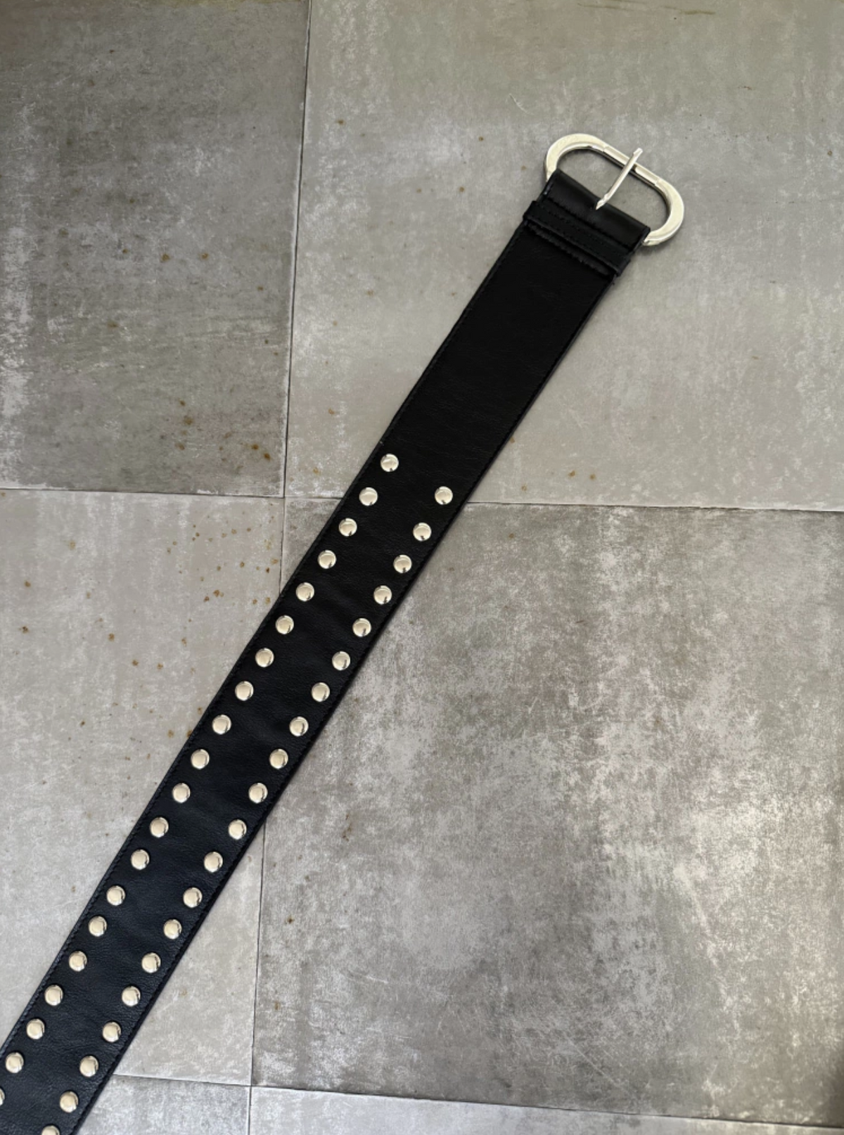 Wide Studded Belt