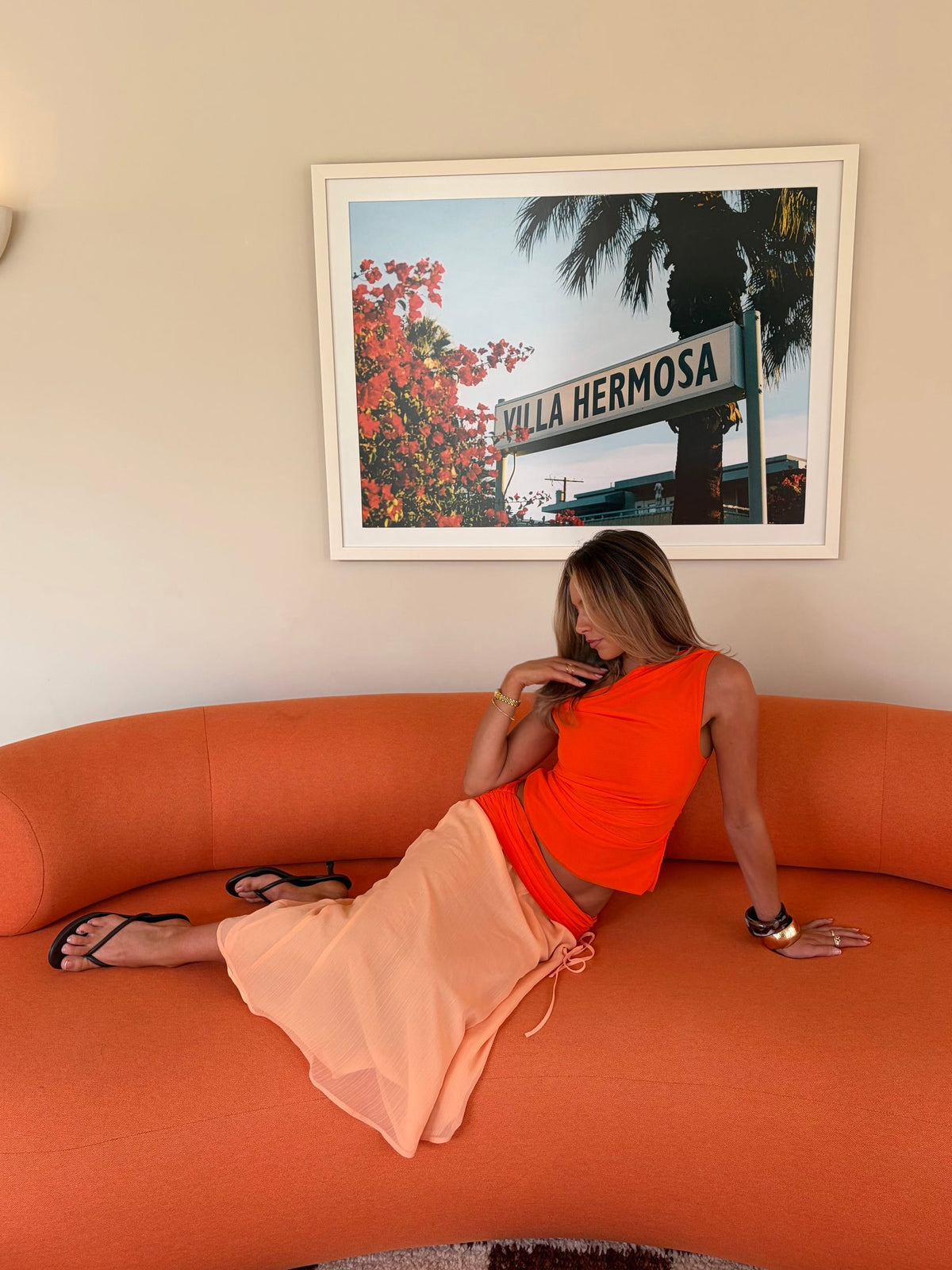 PROVENCE ORANGÉ SKIRT