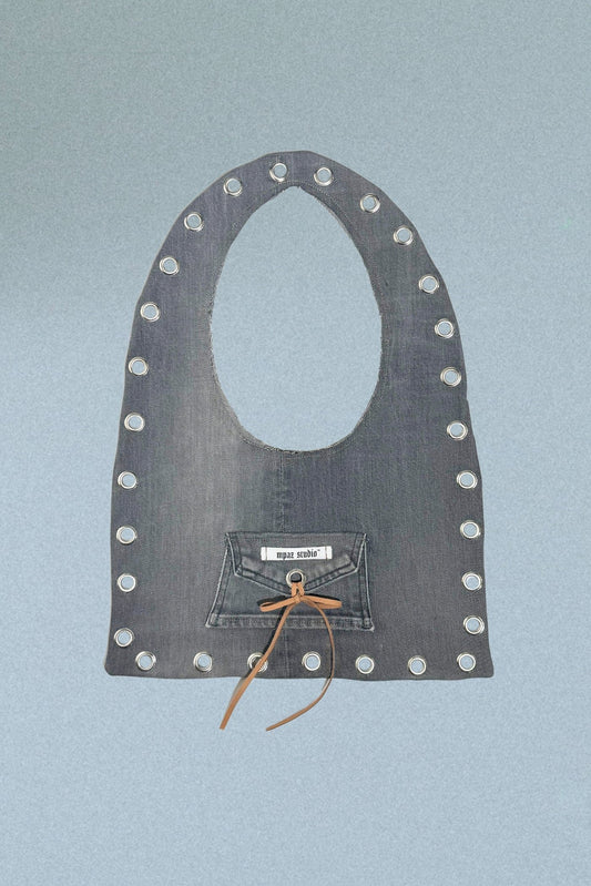 Recycled Denim Studded Bag