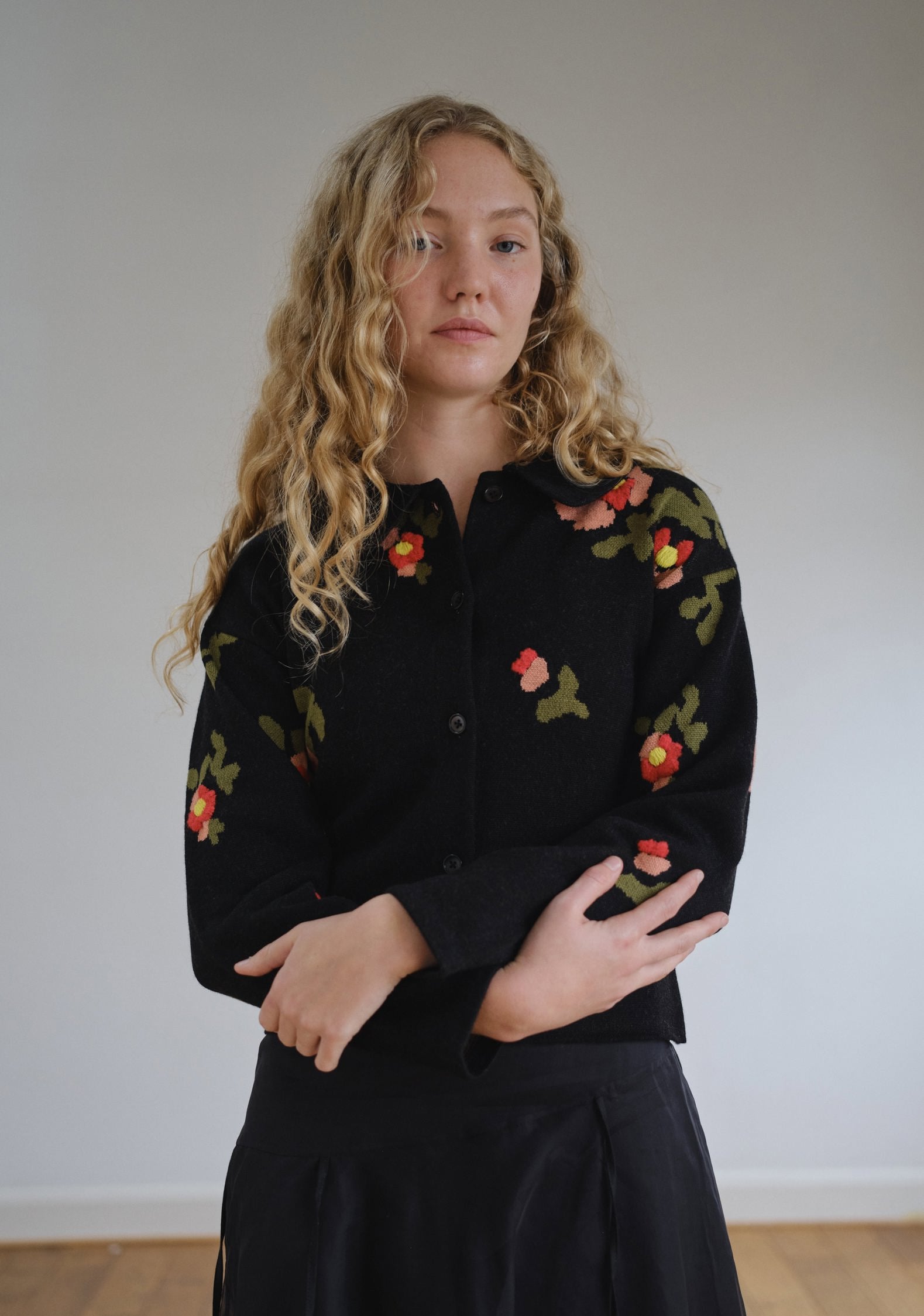 ZINAIDA JACQUARD CARDIGAN