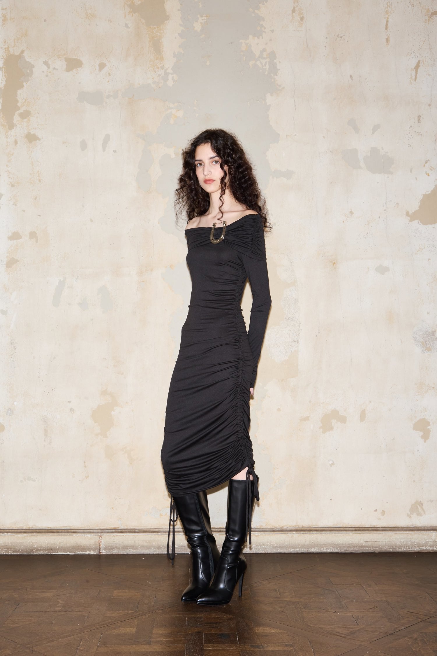 BUCARELLI DRESS BLACK