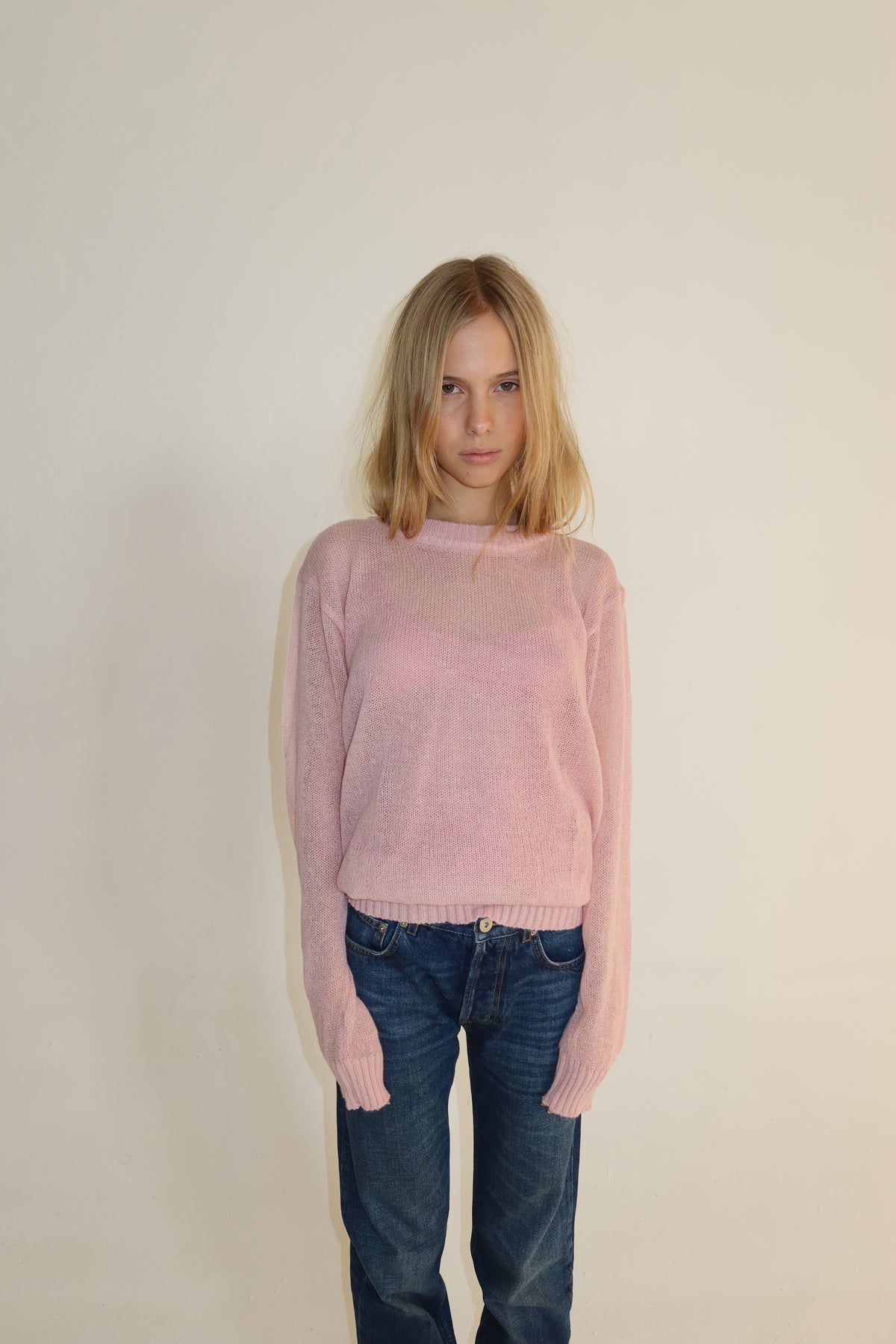Mohair sweater top