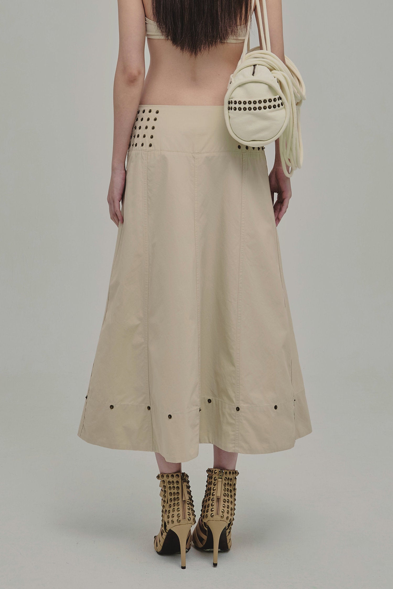 AMMO MAXI SKIRT BEIGE