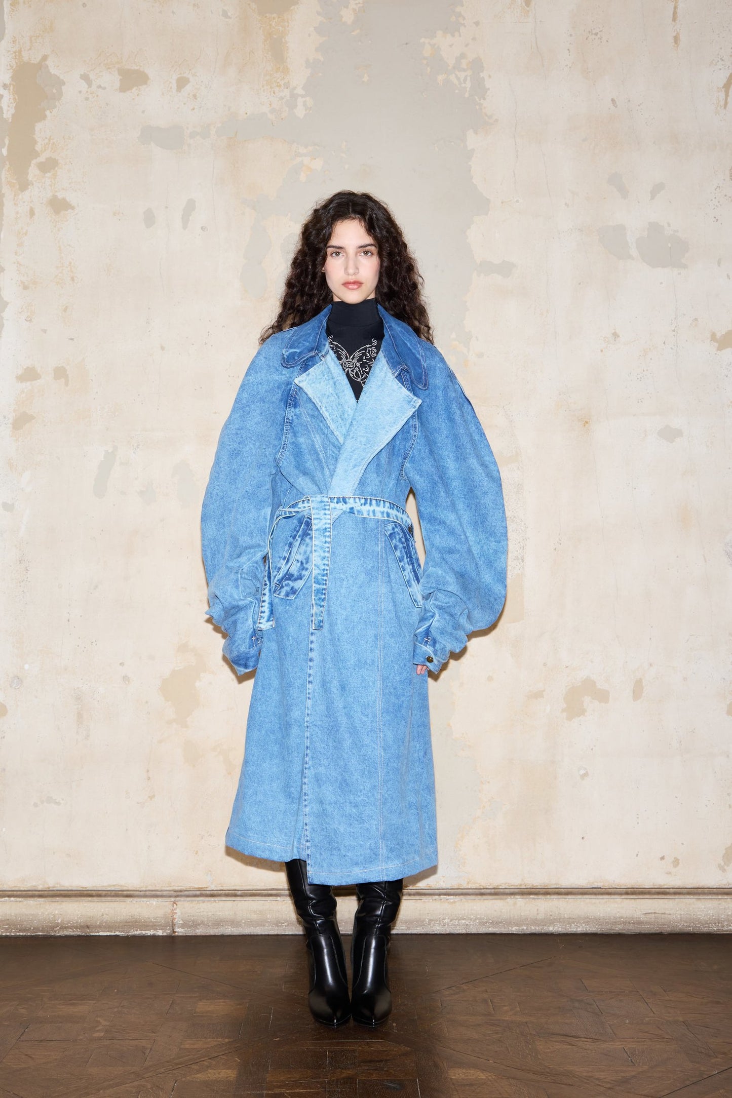 TRENCH TEMPLE DENIM