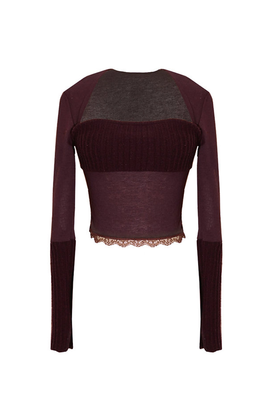 Cozy Knit Maroon Top - 2nd Restock