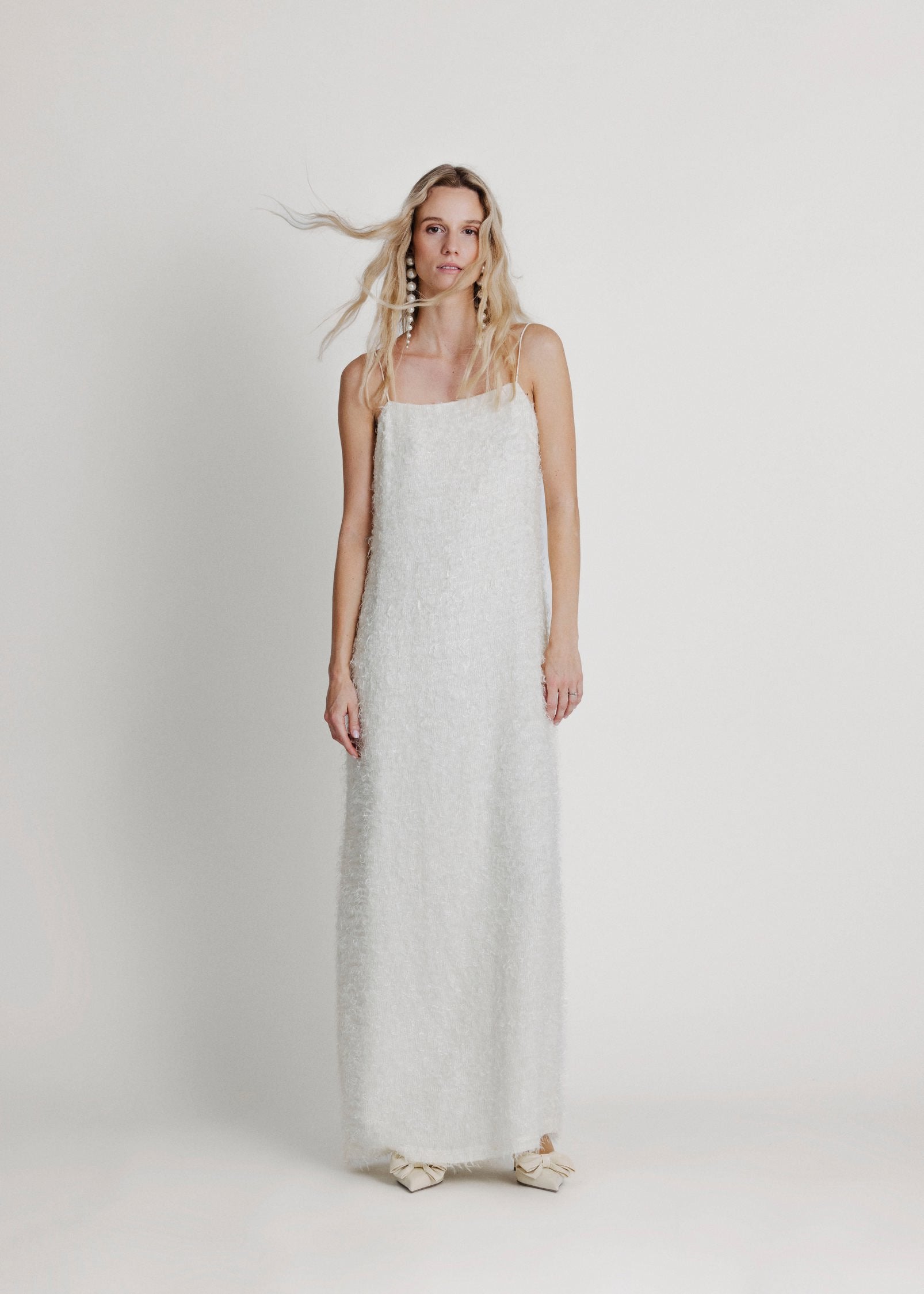 The Now Dress in Off White