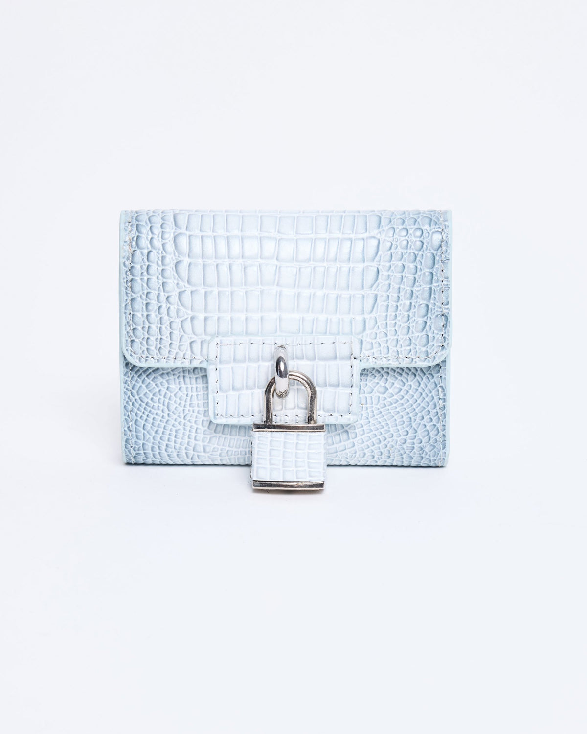 COMING SOON: Icy Blue Croc Wallet