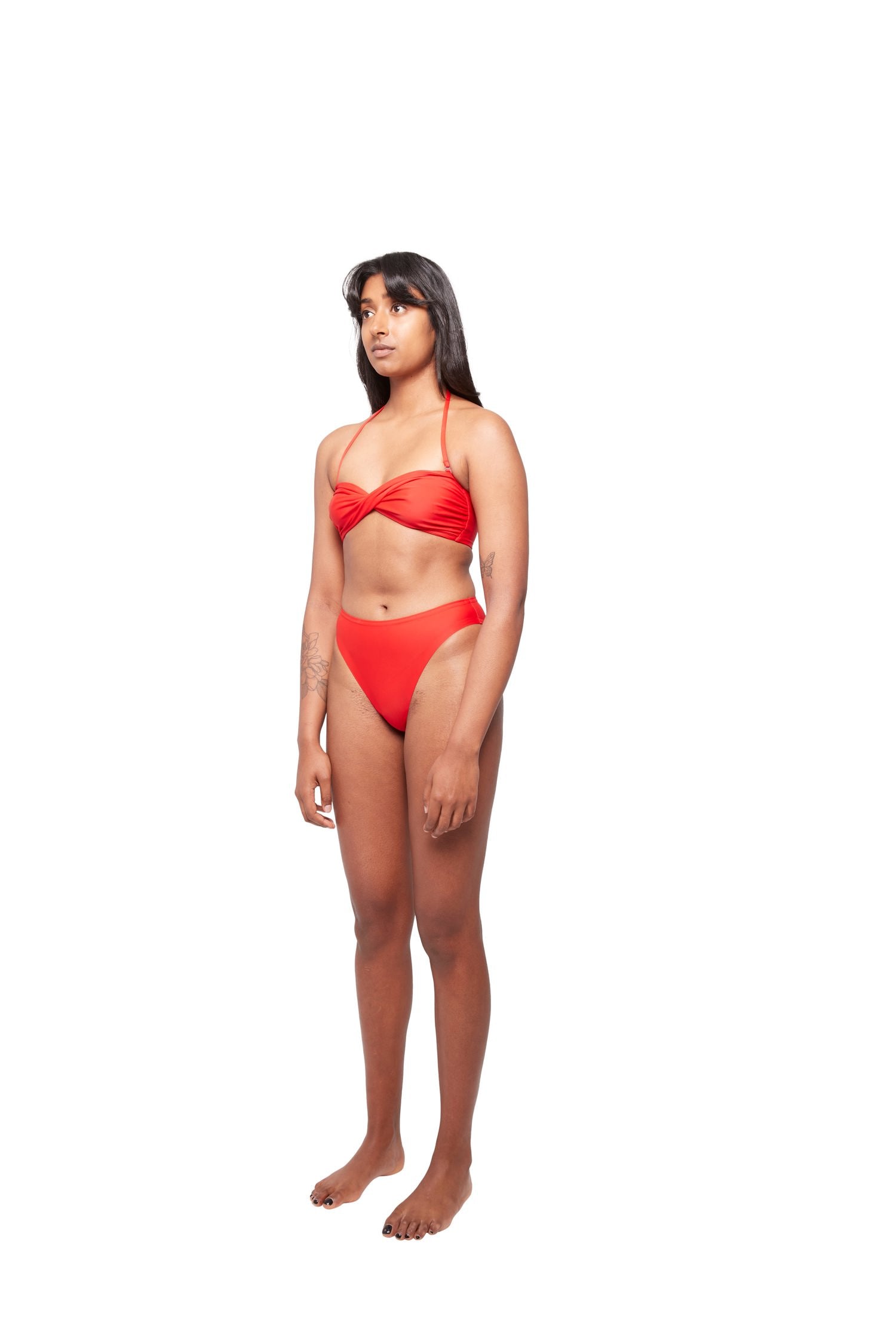 HA 001 - MID RISE BIKINI BRIEF - REDCOAT