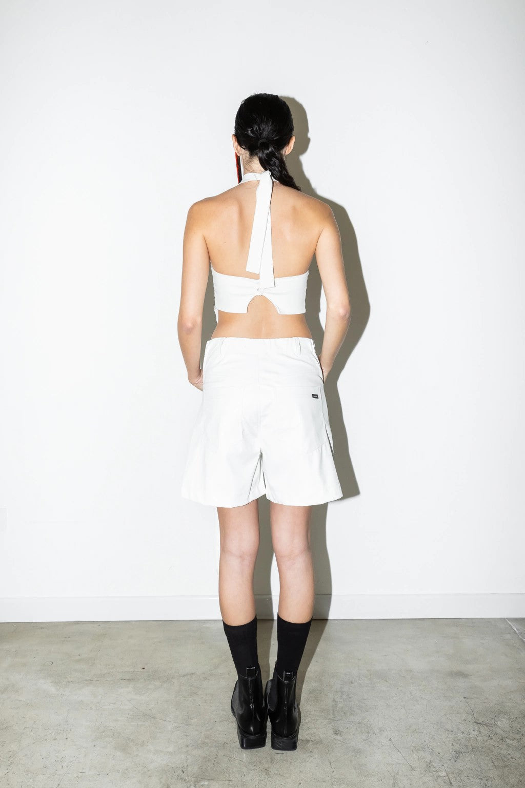 Bandalos Bermuda Shorts – White