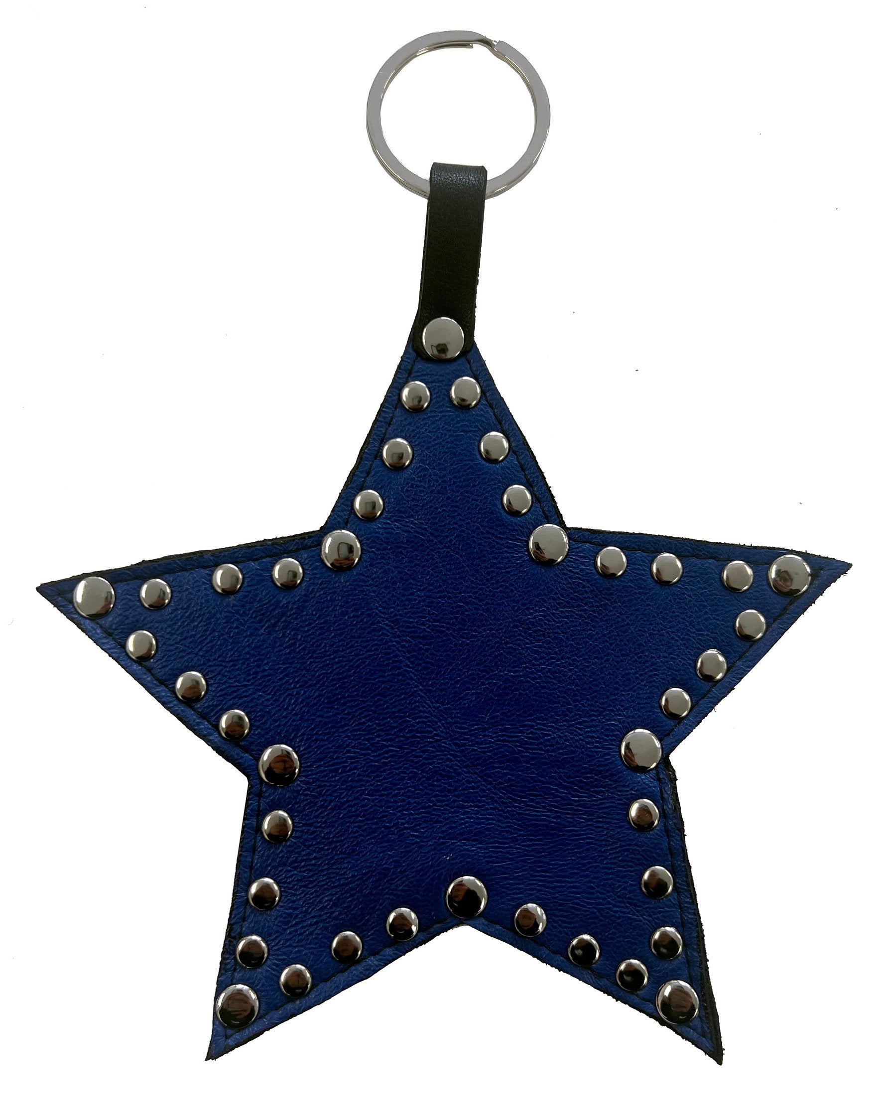 LEATHER STUD STAR CHARM