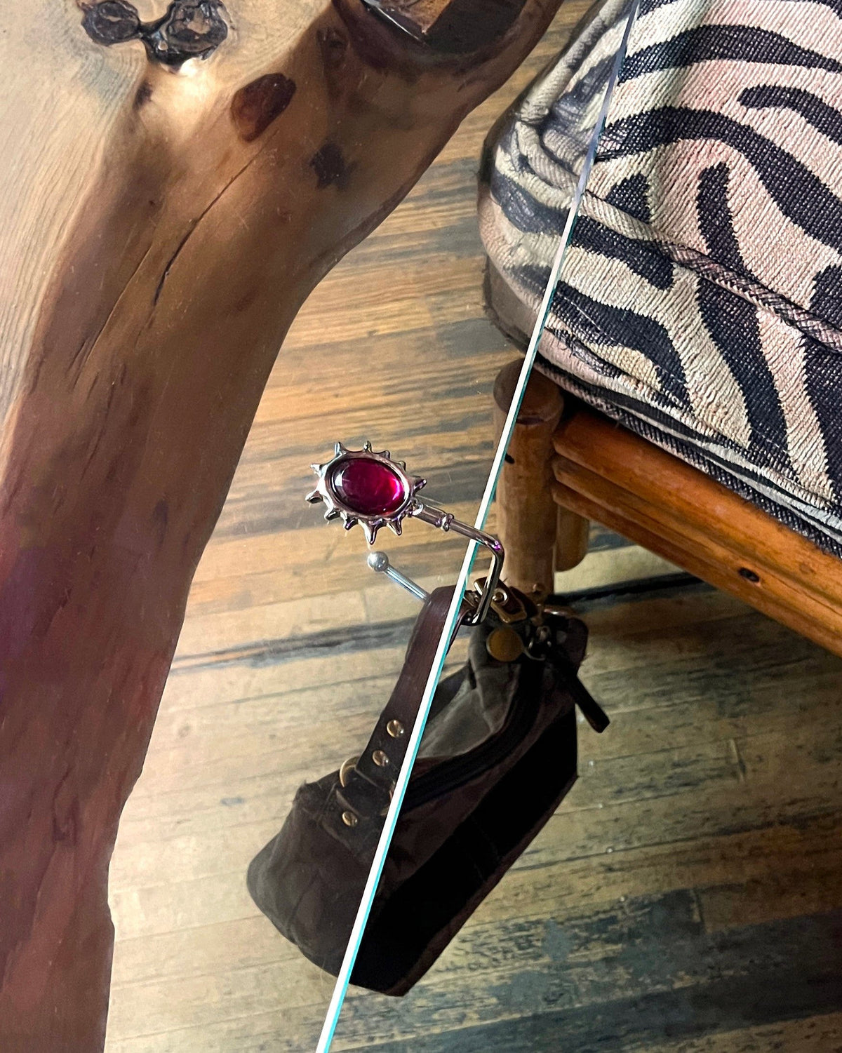 Fuchsia Purse Hook
