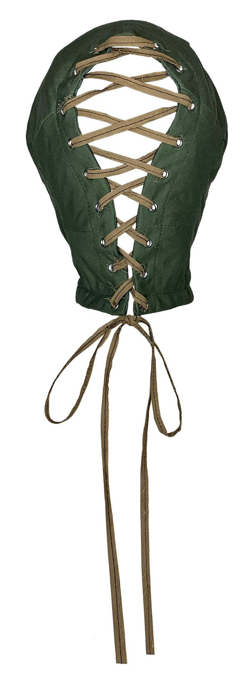 THE CANVAS CORSET HOOD | ARMY GREEN